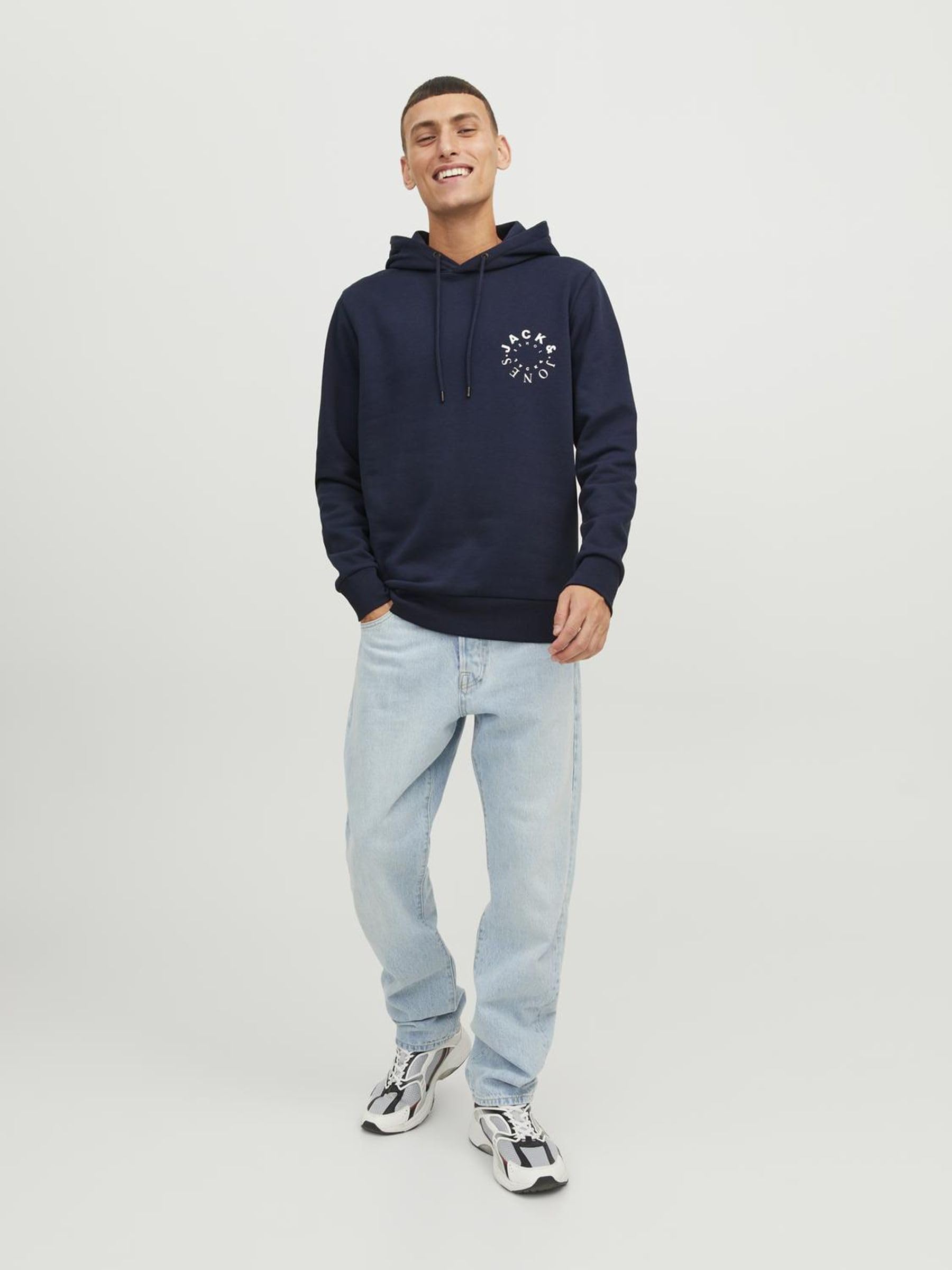 Jack&Jones A/S Jjwarrior, Sudadera con Capucha