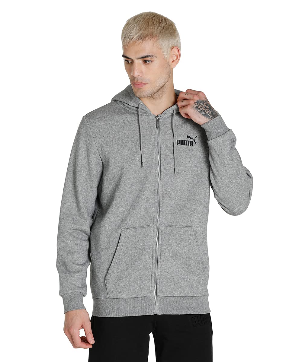 PUMA ESS Small Logo FZ Ho Jersey Hombre