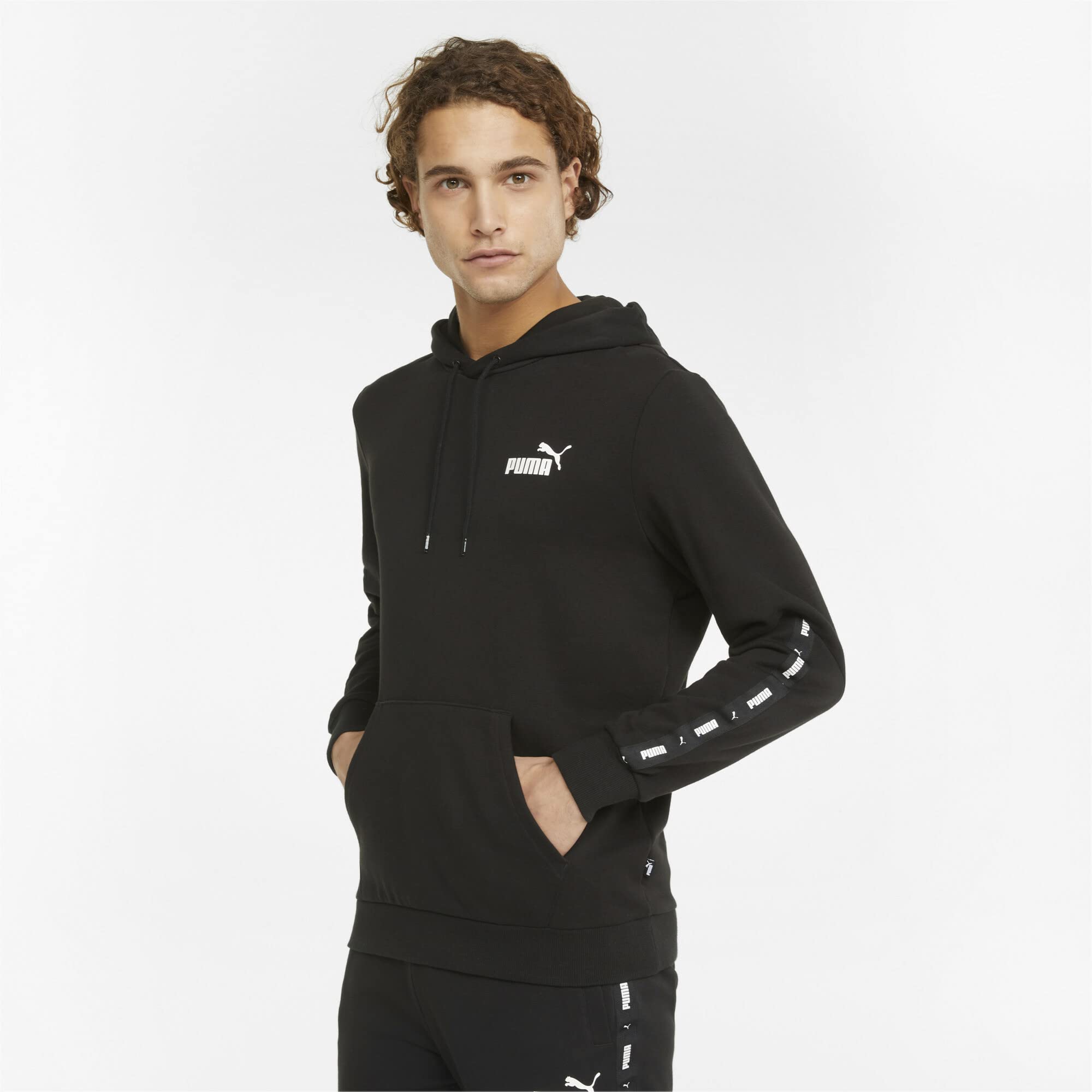 PUMA ESS+ Tape Hoodie TR Sudadera con Capucha Hombre