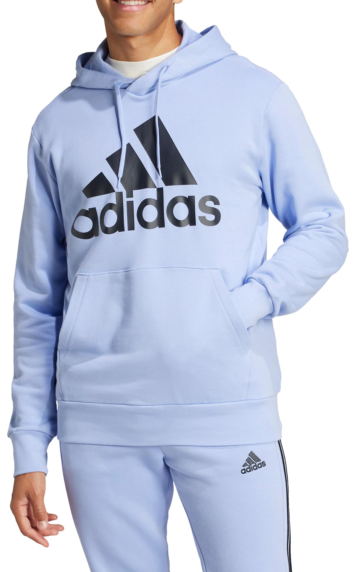 adidas Essentials French Terry Sudadera con Capucha con Logotipo Grande Hombre