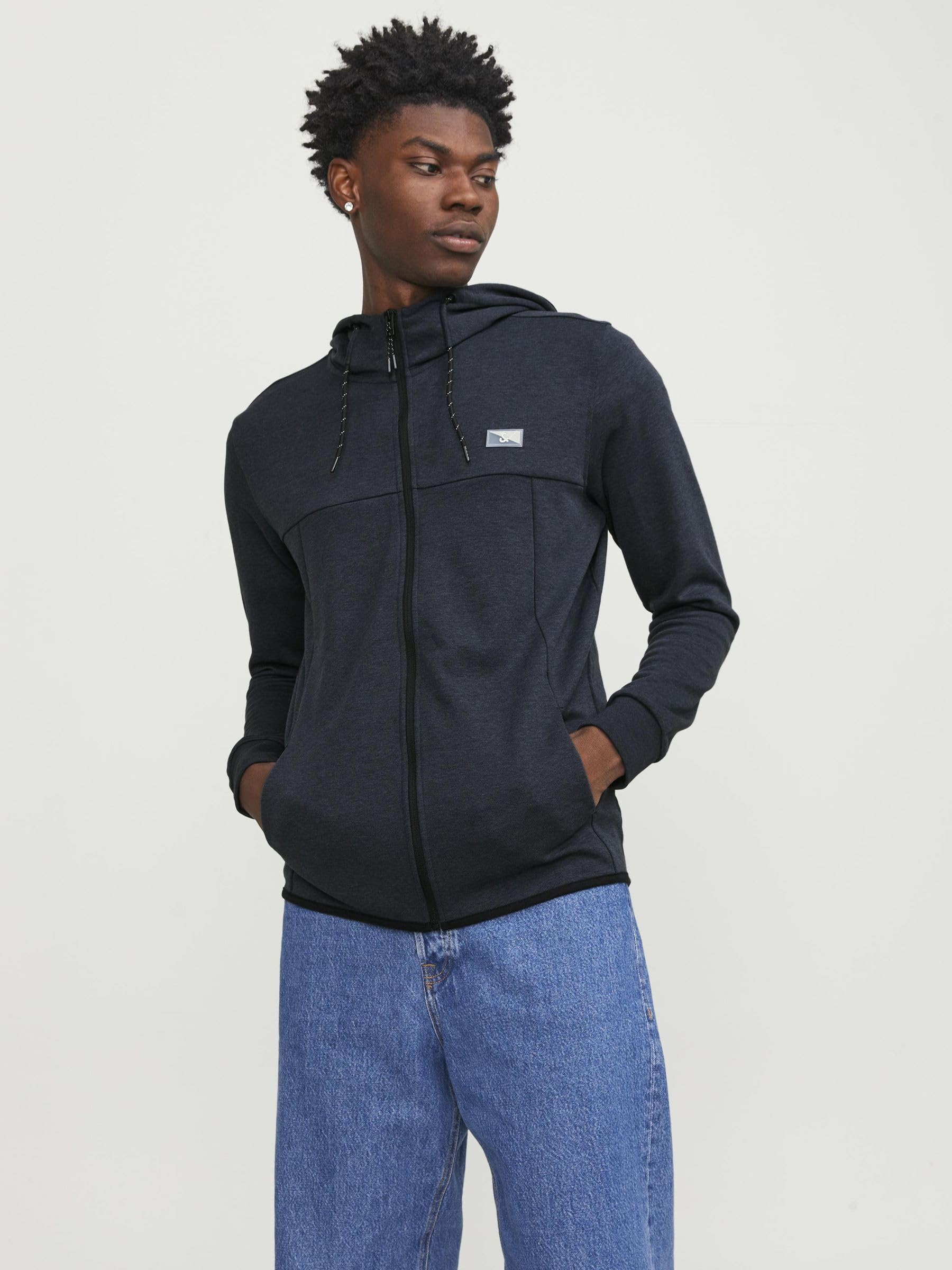 Jack & Jones Jcoair-Sudadera con Cremallera Cárdigan Hombre