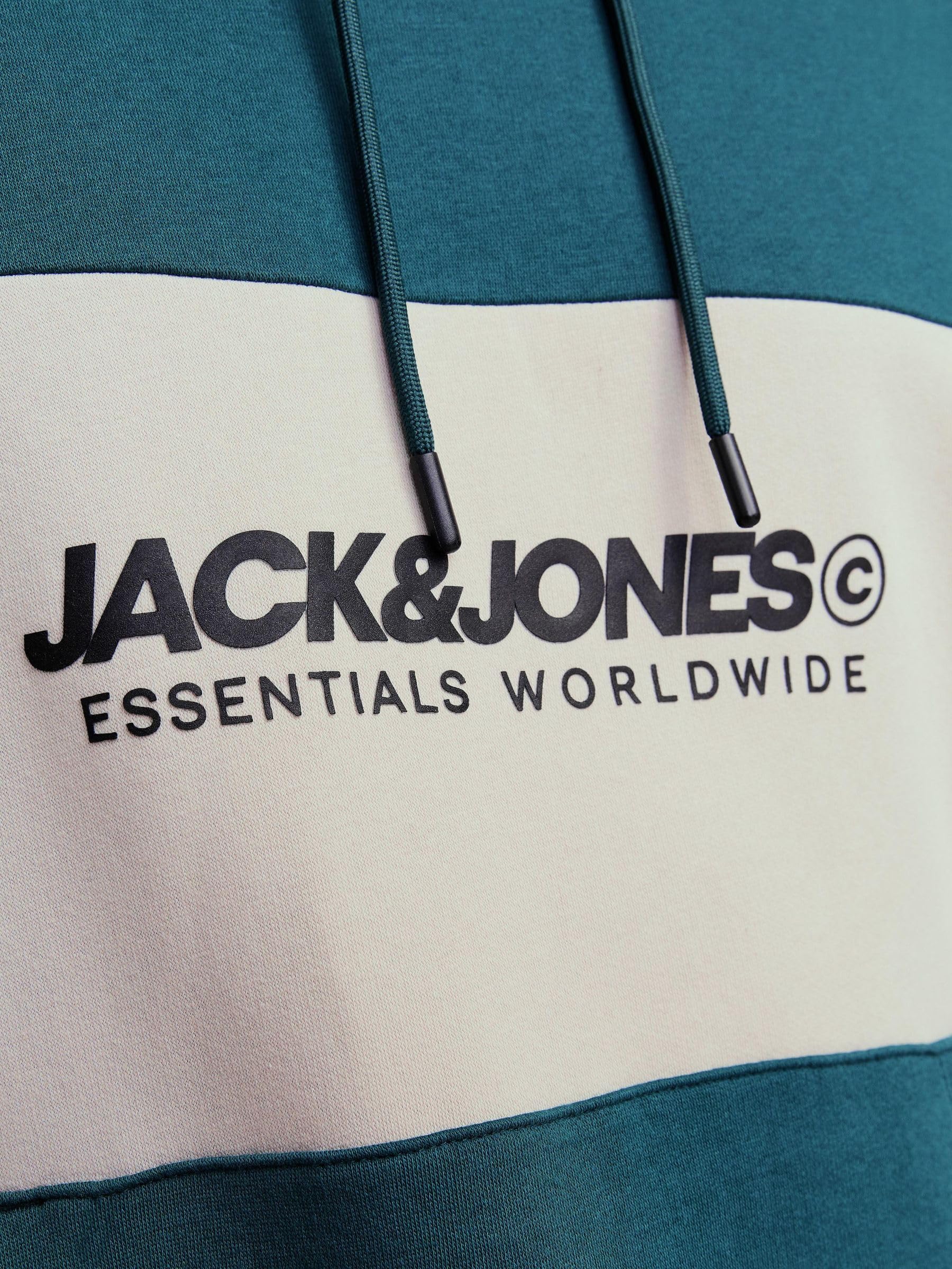 JACK & JONES Jjelegacy Blocking Sudadera con Capucha Noos Hombre