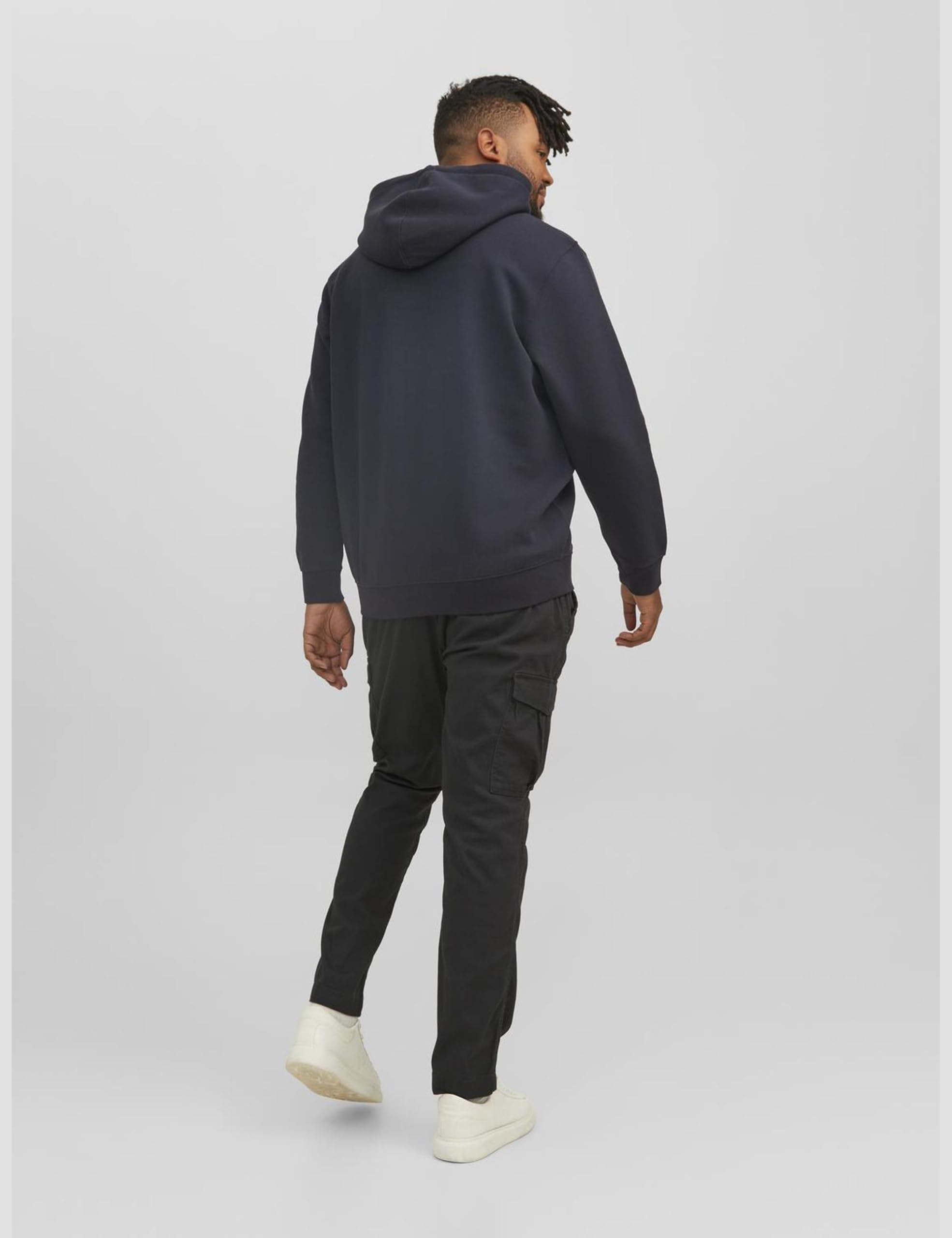 JACK & JONES Jjestar JJ Sudadera con Capucha Noos Pls Hombre