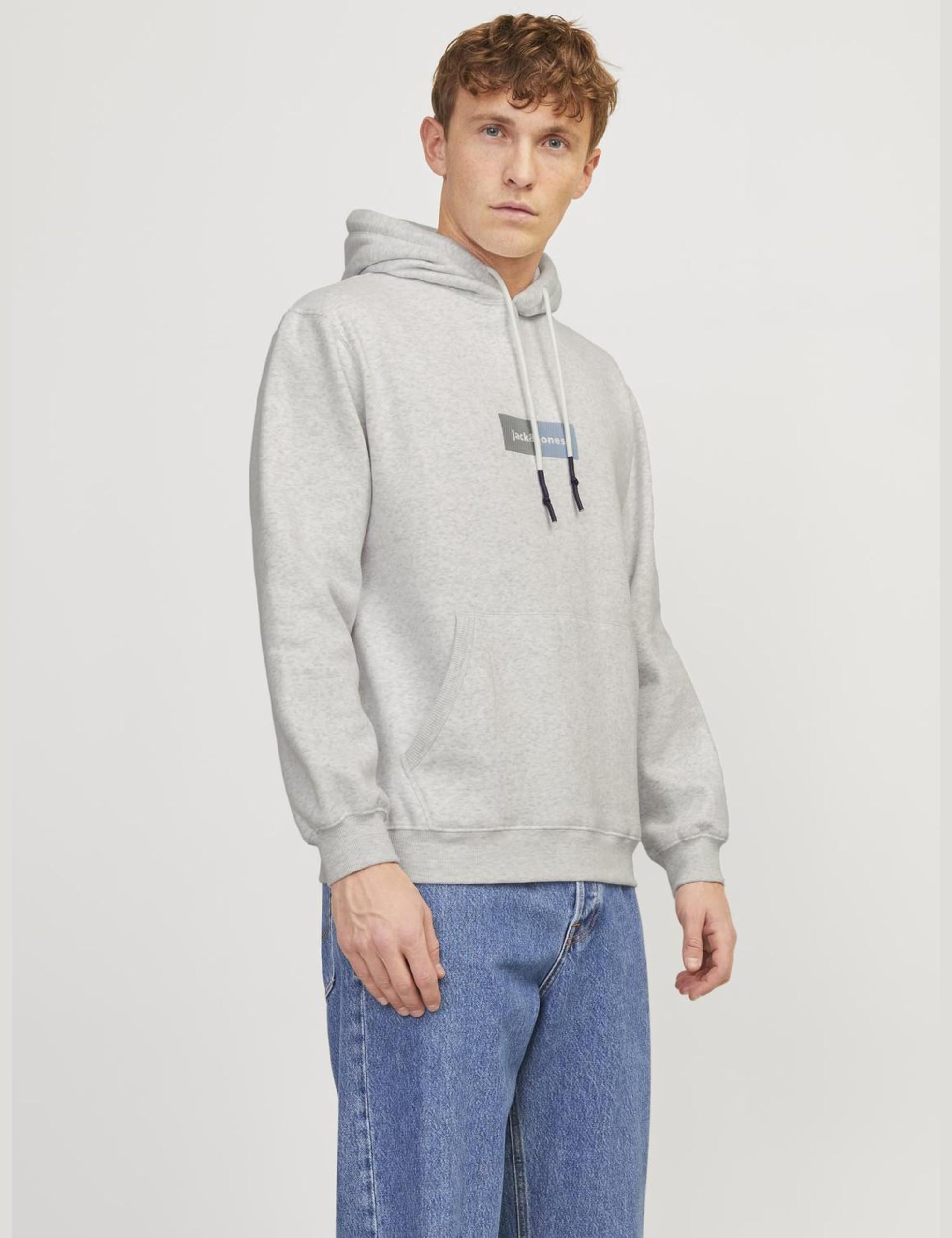 JACK & JONES Jorbronx Rectangle-Sudadera con Capucha Hombre
