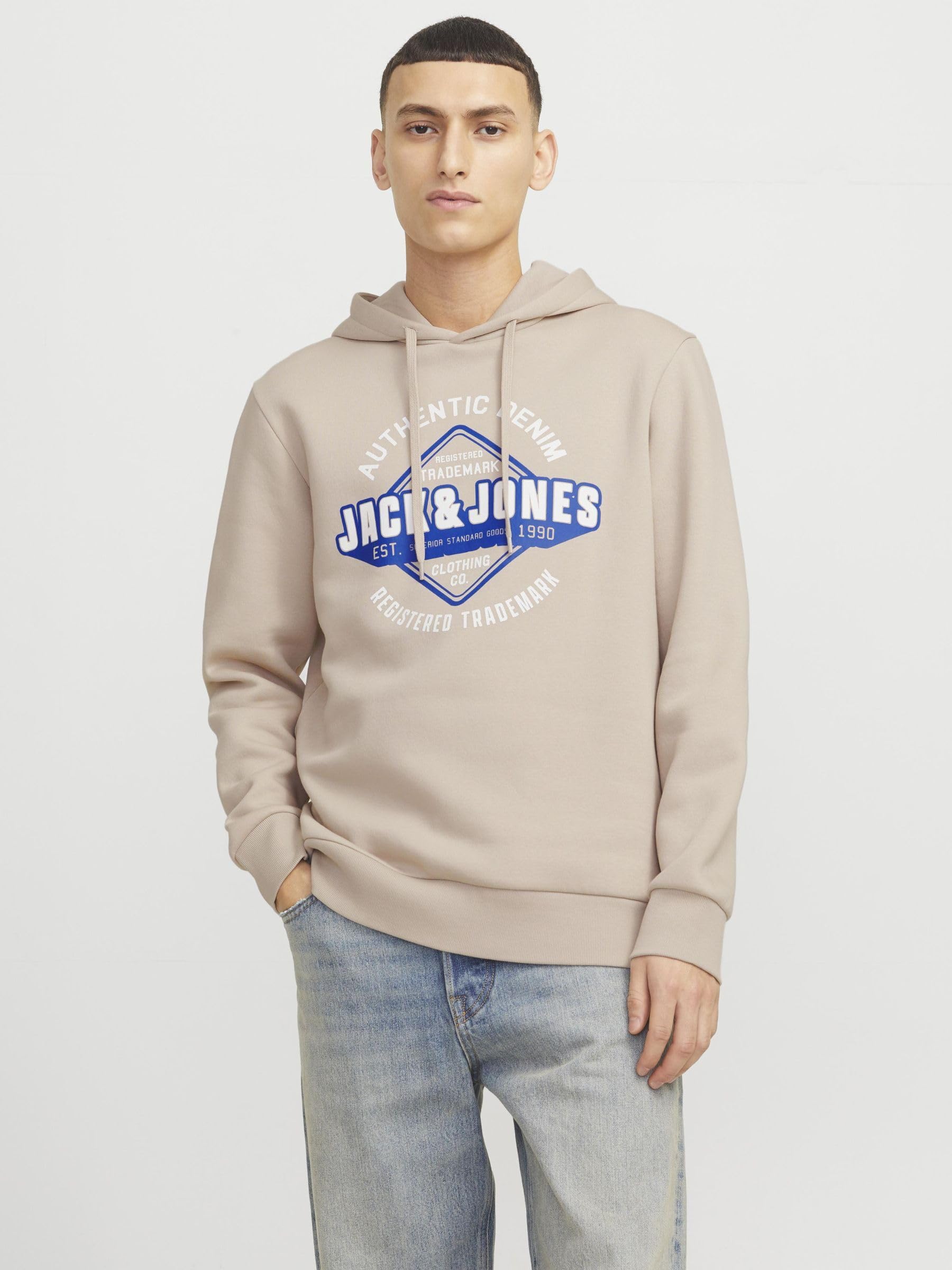 JACK & JONES Sudadera con Capucha para Hombre