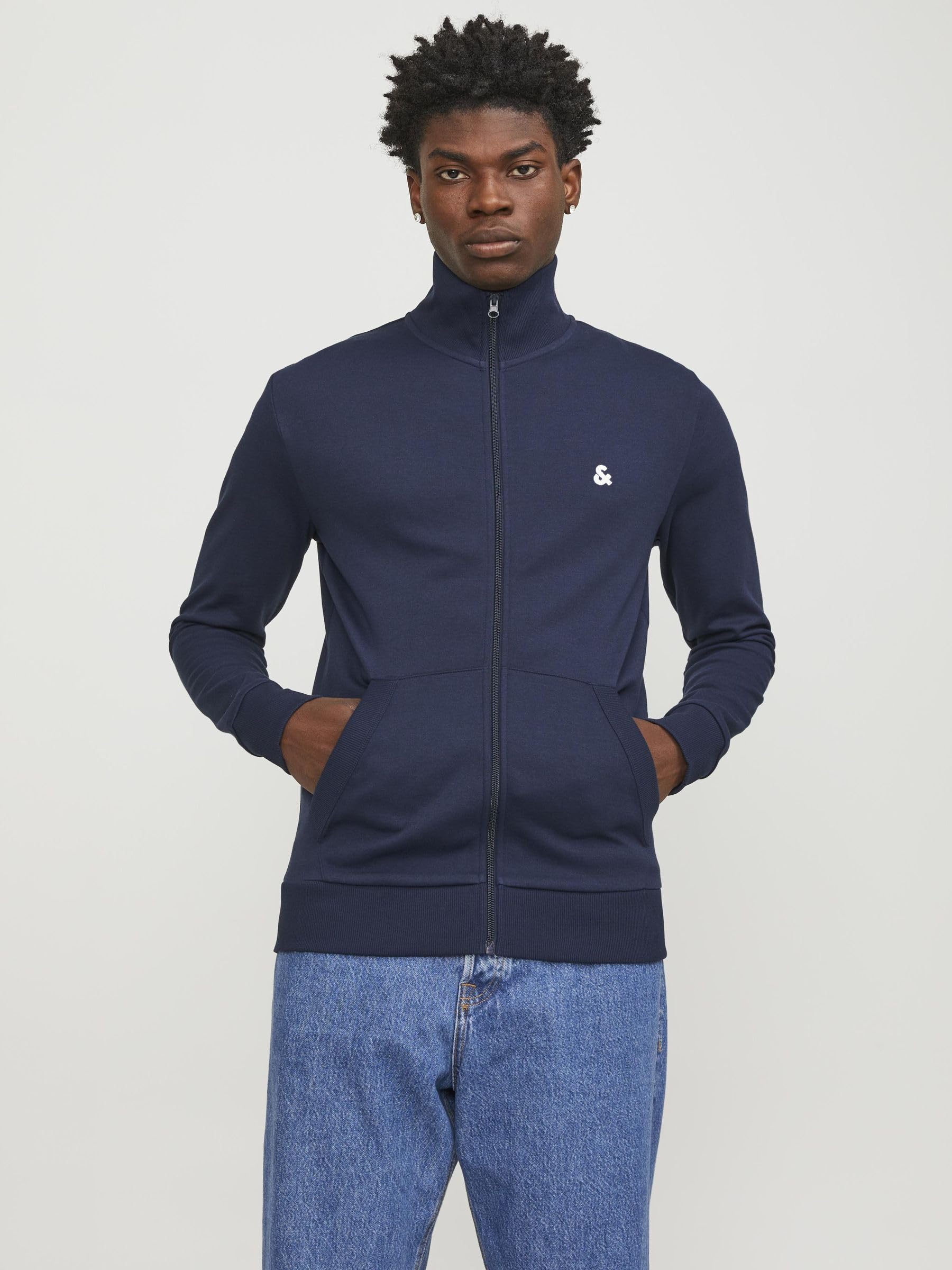 JACK & JONES Zip Sweatshirt Logo Zip Sweatshirt