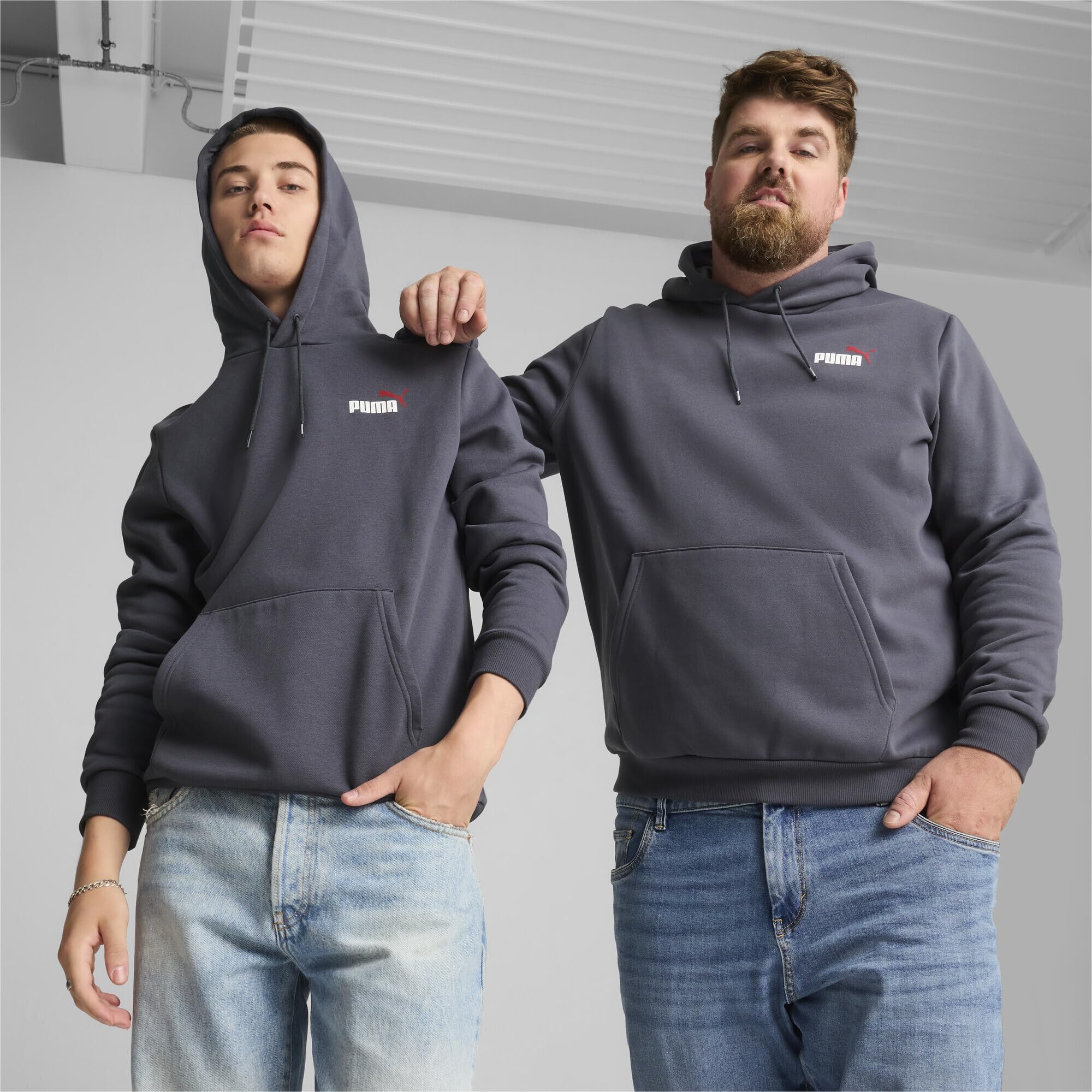 PUMA ESS+ 2 Col Small Logo Hoodie FL Sudor Hombre