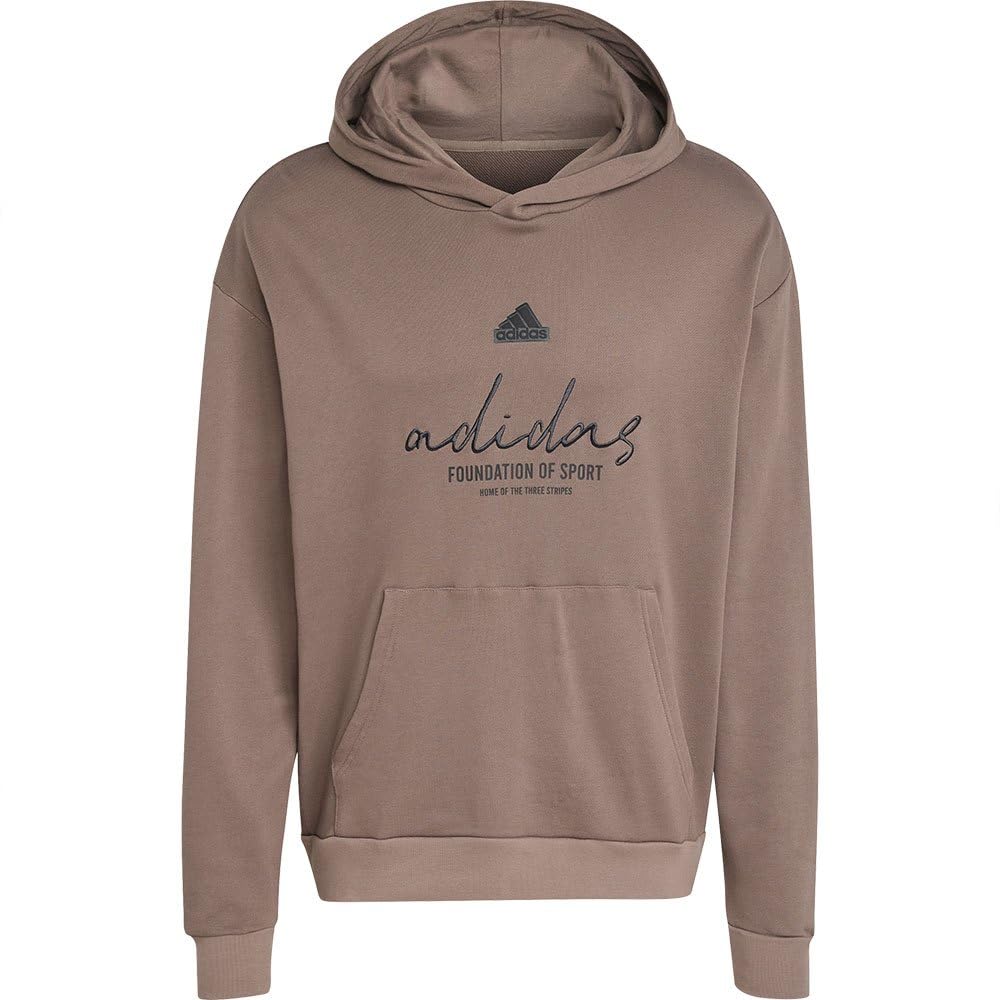 adidas Brand Love French Terry Hoodie Sudor con Capucha Hombre (Pack de 1)