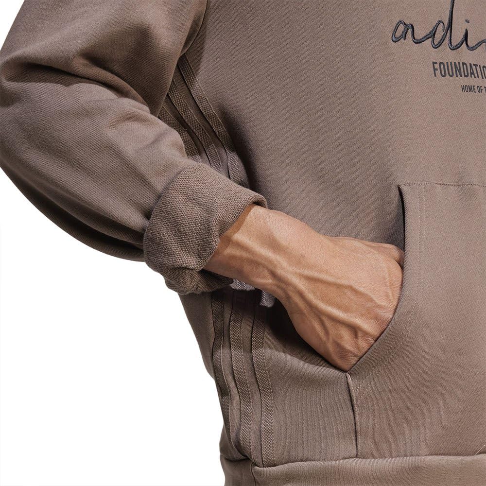 adidas Brand Love French Terry Hoodie Sudor con Capucha Hombre (Pack de 1)