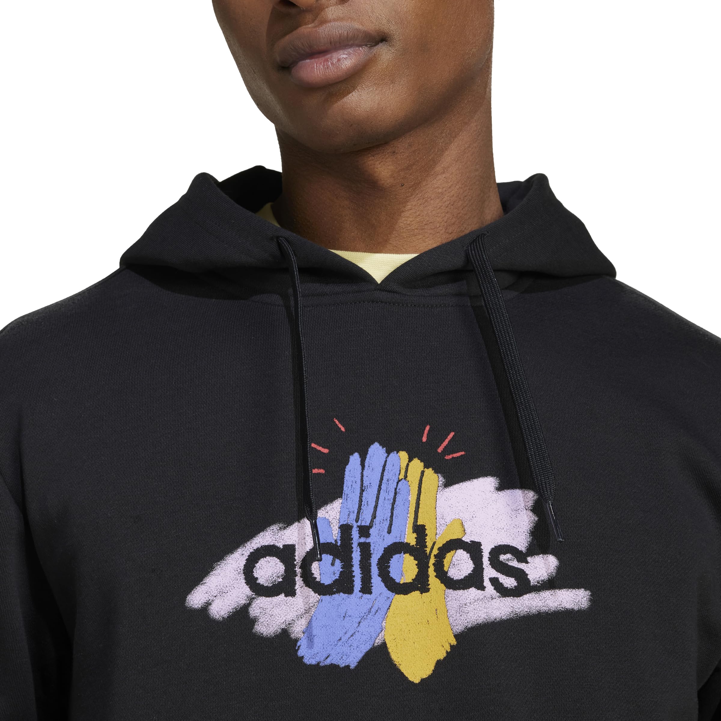 adidas Codes Graphic Hoodie Sudor con Capucha Hombre (Pack de 1)
