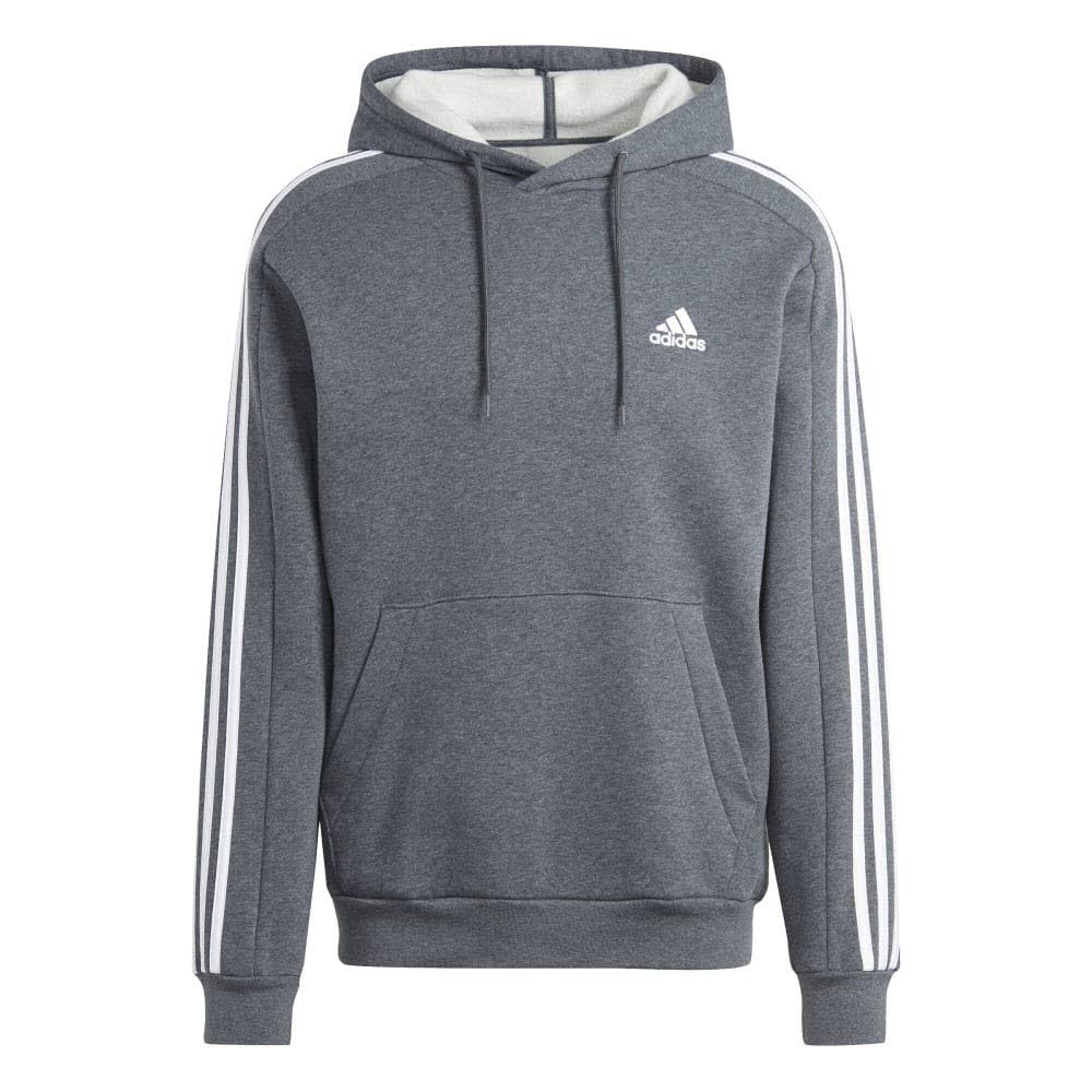 adidas Essentials Fleece 3-Stripes Hoodie Sudadera con Capucha Hombre (Pack de 1)