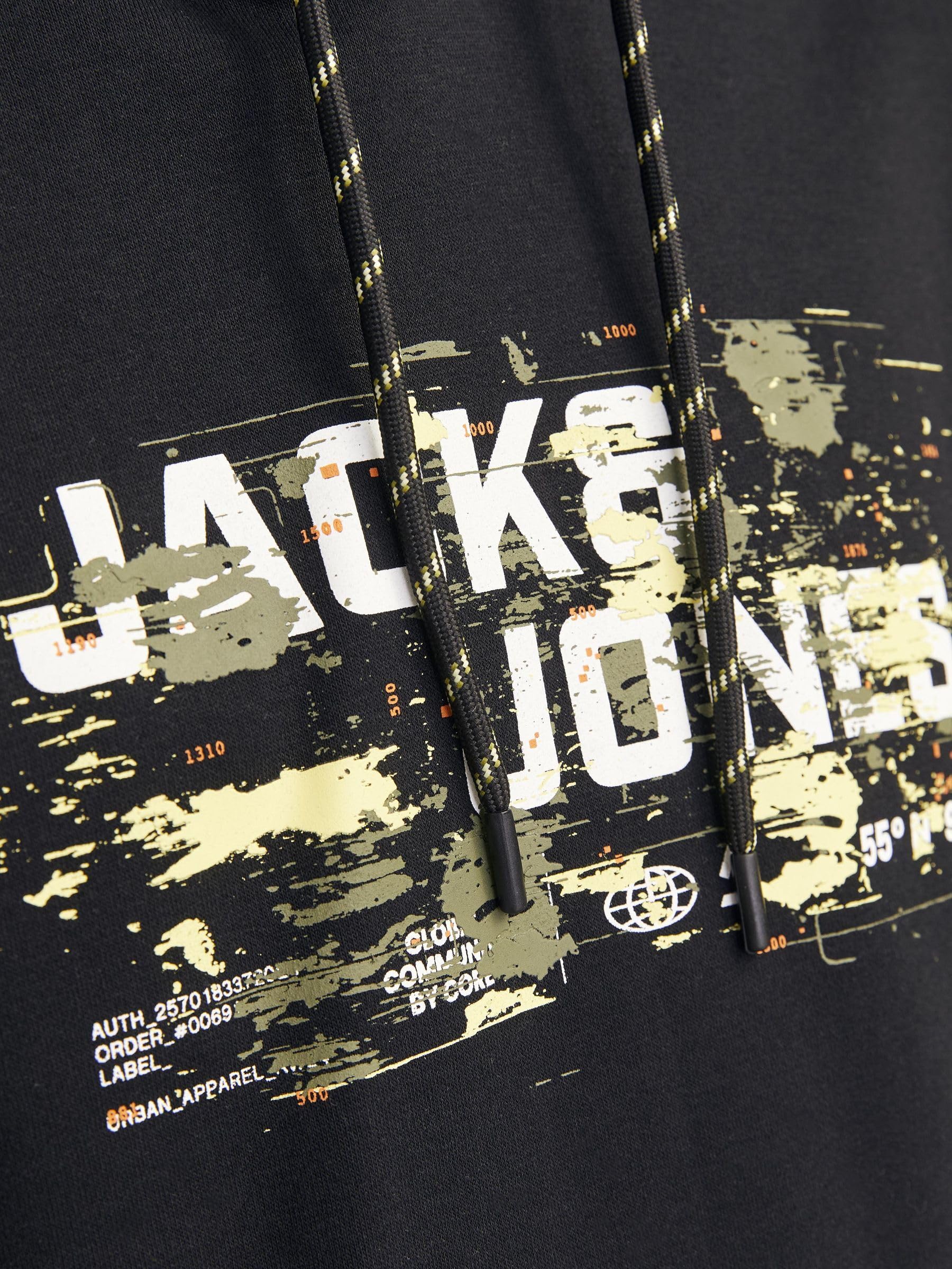 JACK & JONES Jcooutdoor Logo Sweat Hood Sn Sudadera con Capucha para Hombre