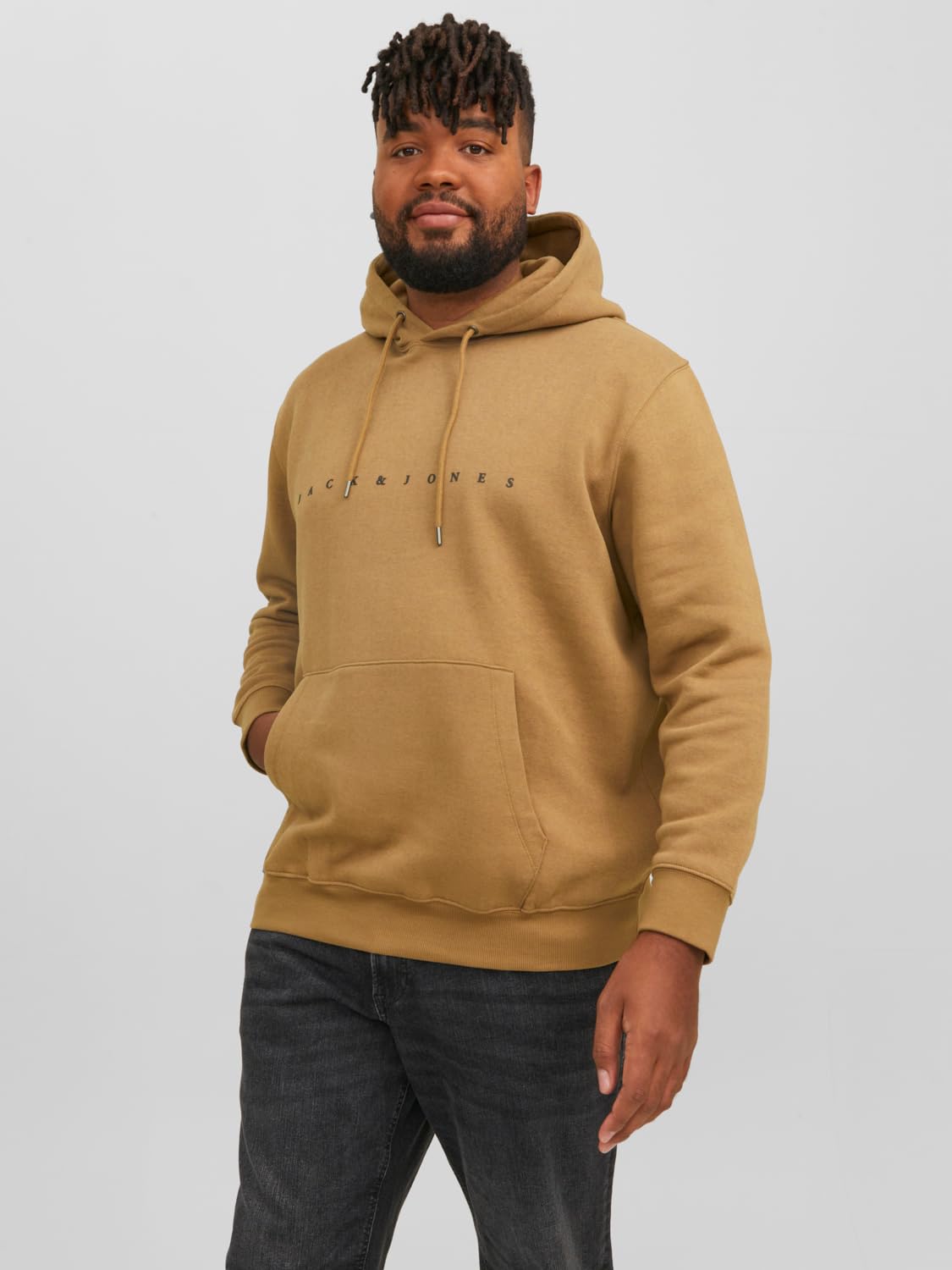 JACK & JONES Jjestar JJ Sudadera con Capucha Noos Pls Hombre
