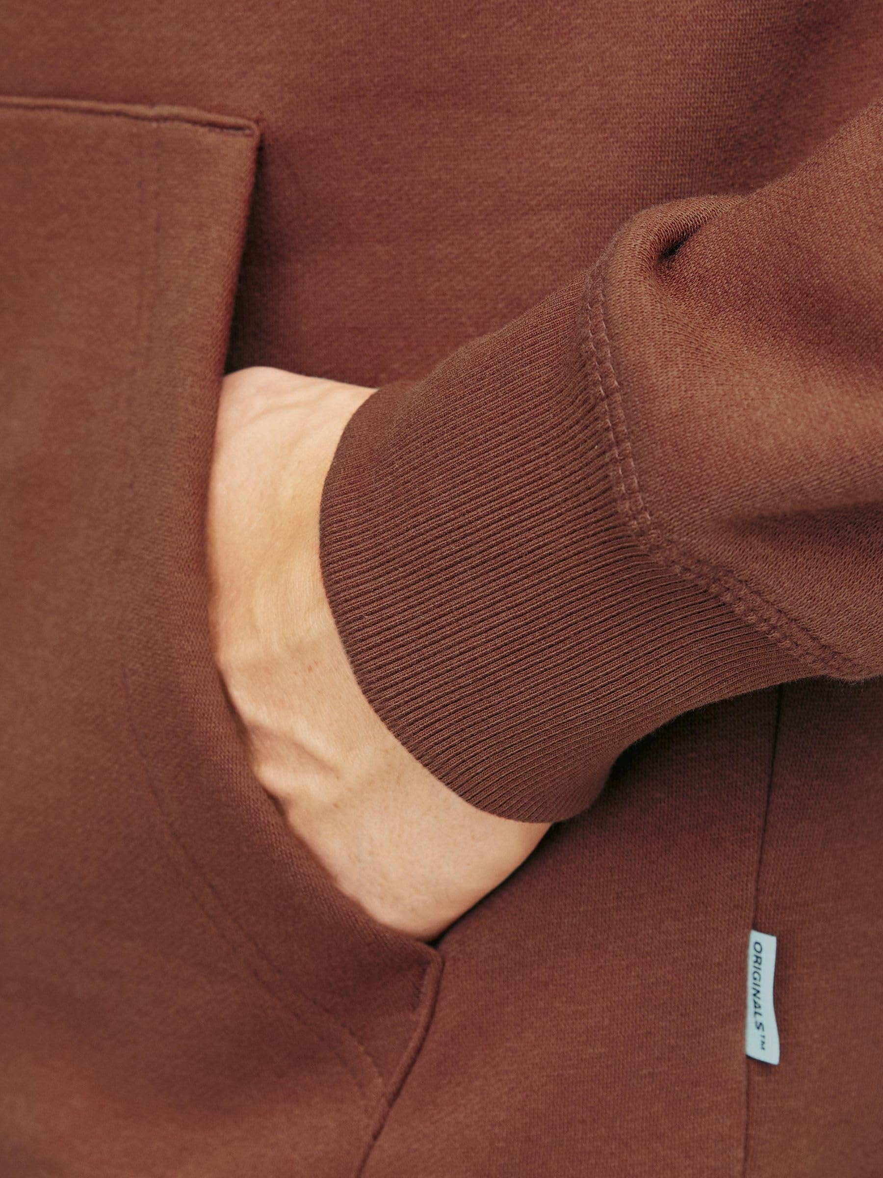 JACK & JONES Jorfrederiksberg Box Sweat Hood Sn Sudadera con Capucha para Hombre