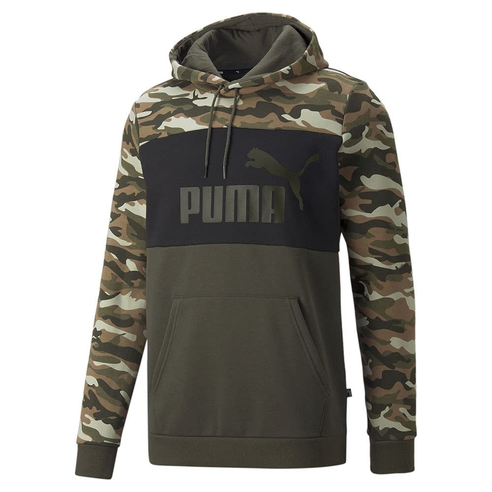 PUMA ESS+ Camo Hoodie FL Sudadera Hombre