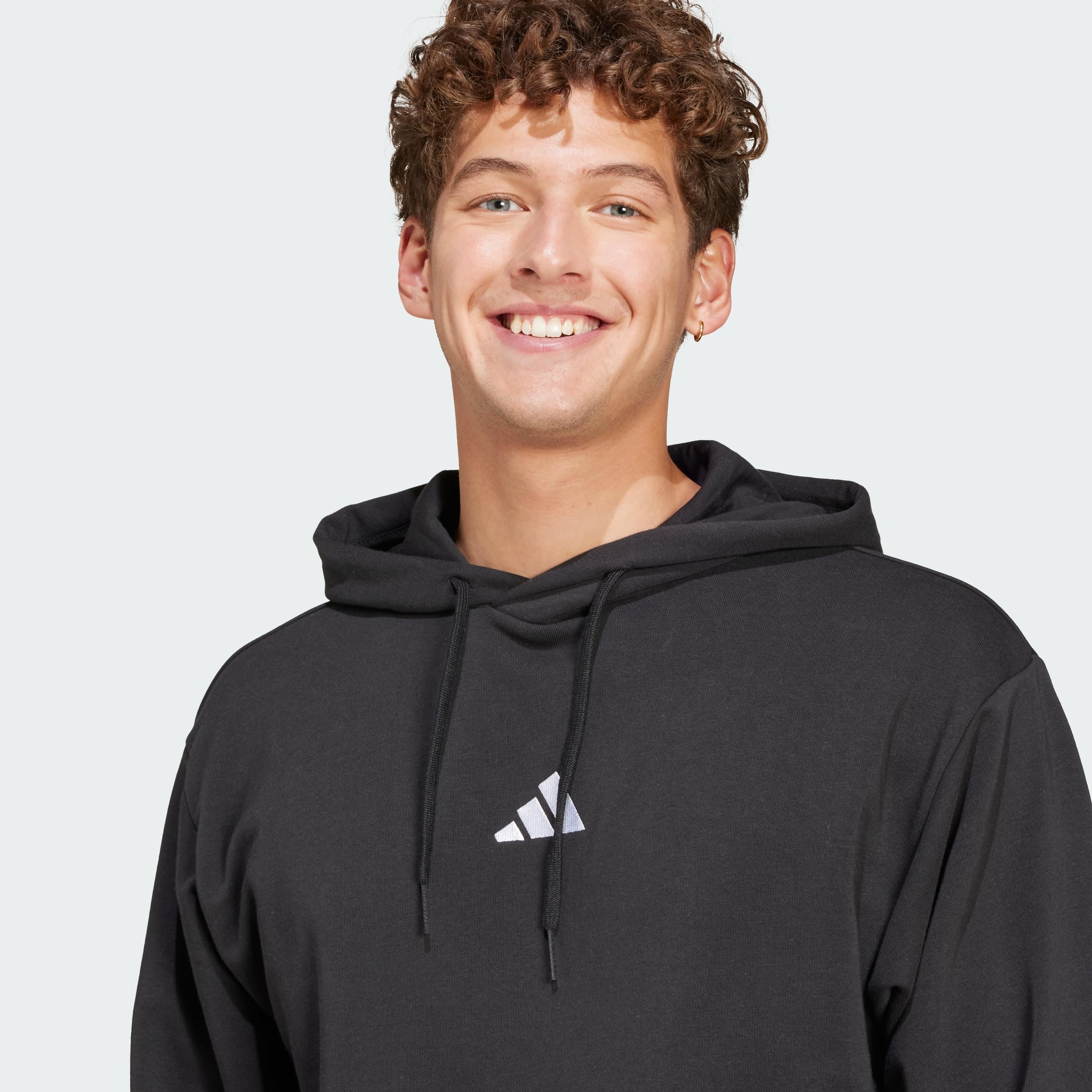 adidas Essentials Feelcozy French Terry Hoodie Sudadera con Capucha Hombre (Pack de 1)
