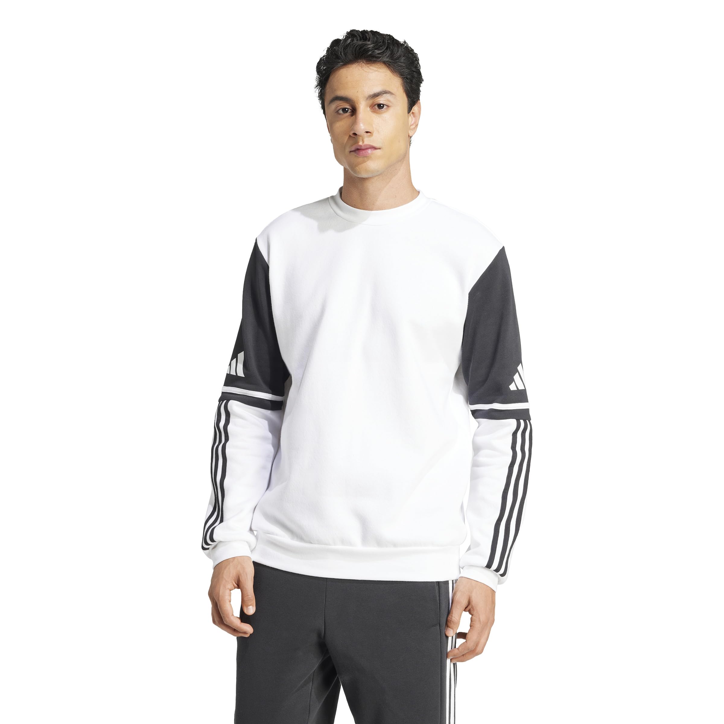 adidas Hombre SQUADRA25 Sweat Crew, White, M