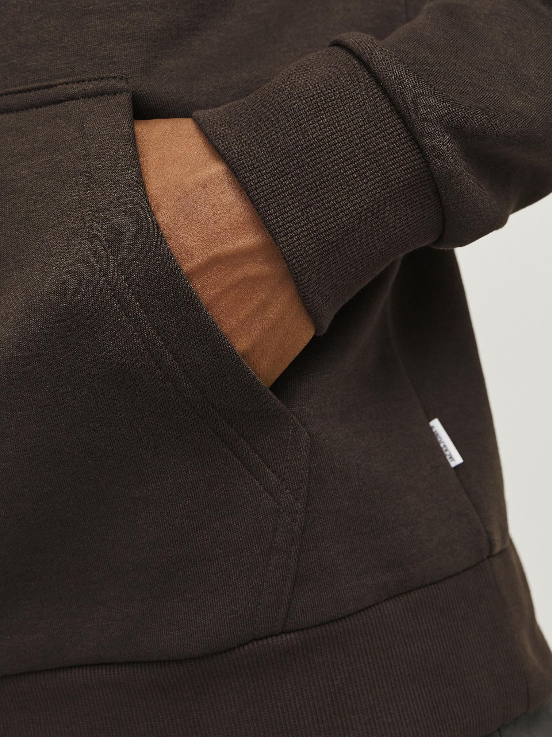 JACK & JONES Hoodie Plain Hoodie