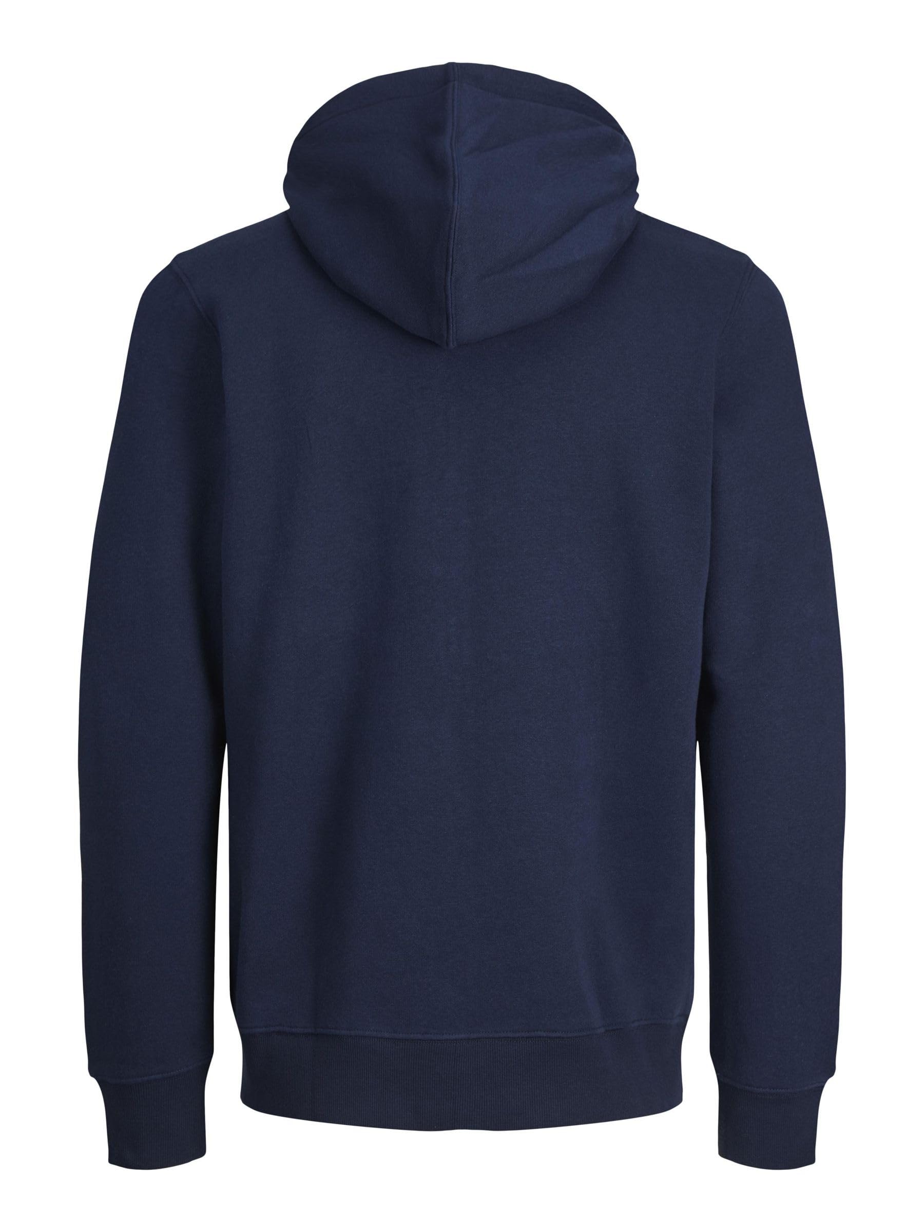 JACK & JONES Jjebradley Sweat Zip Hood Noos Pls Sudadera con Capucha para Hombre
