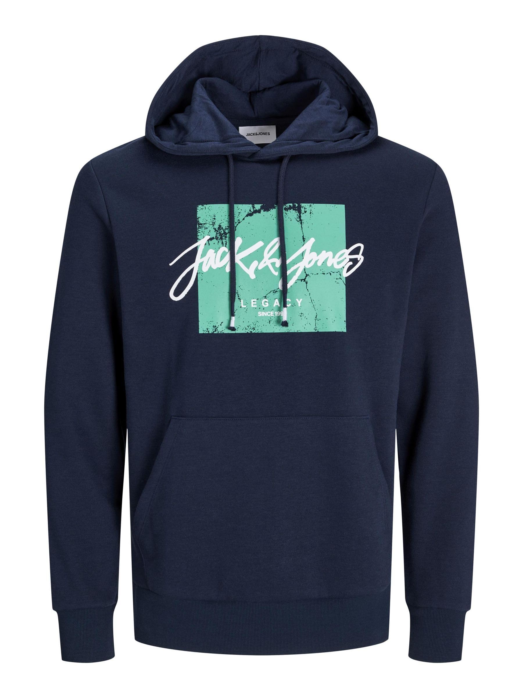 JACK & JONES Jjtiley Sudadera con Capucha Hombre