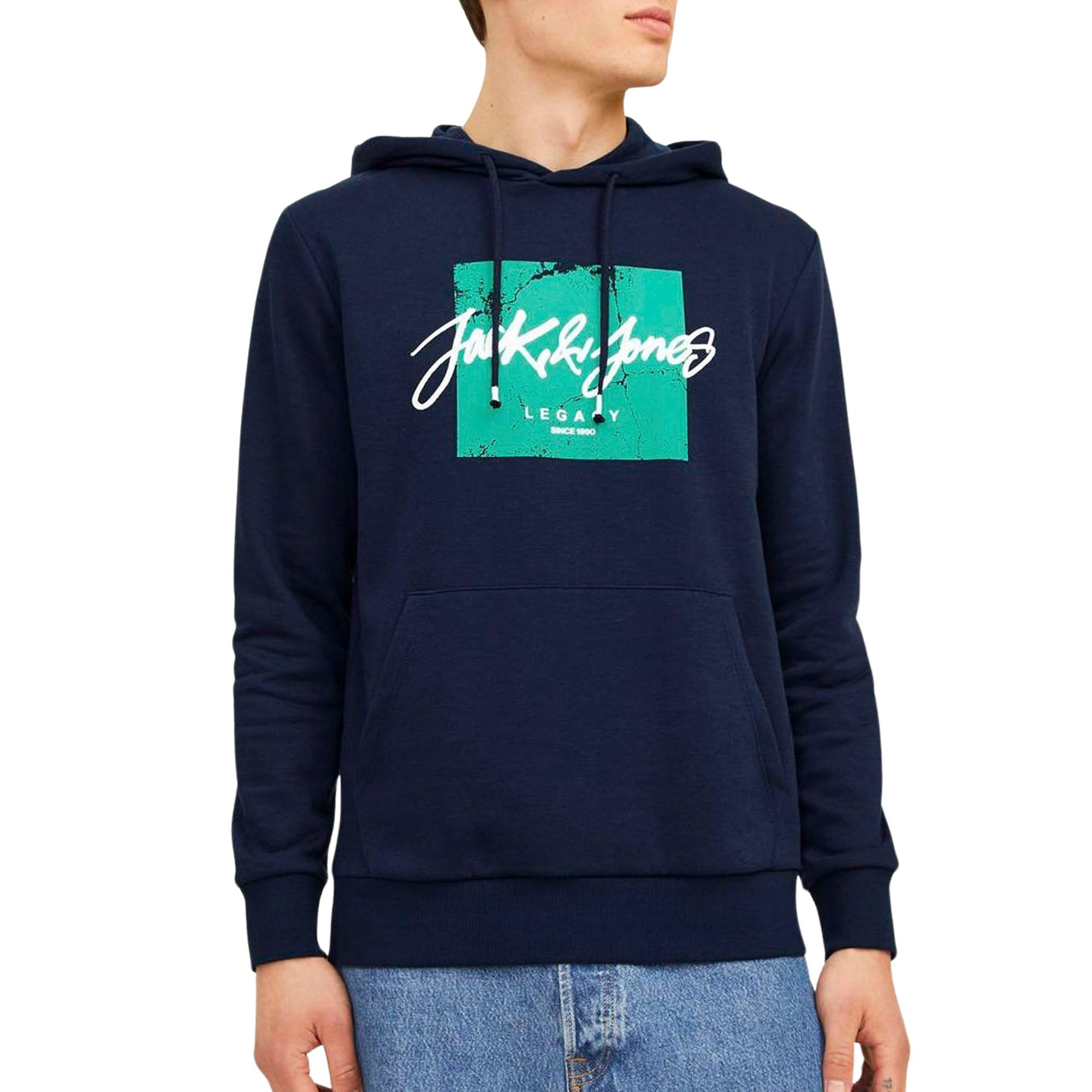 JACK & JONES Jjtiley Sweat Hood Sudadera con Capucha para Hombre