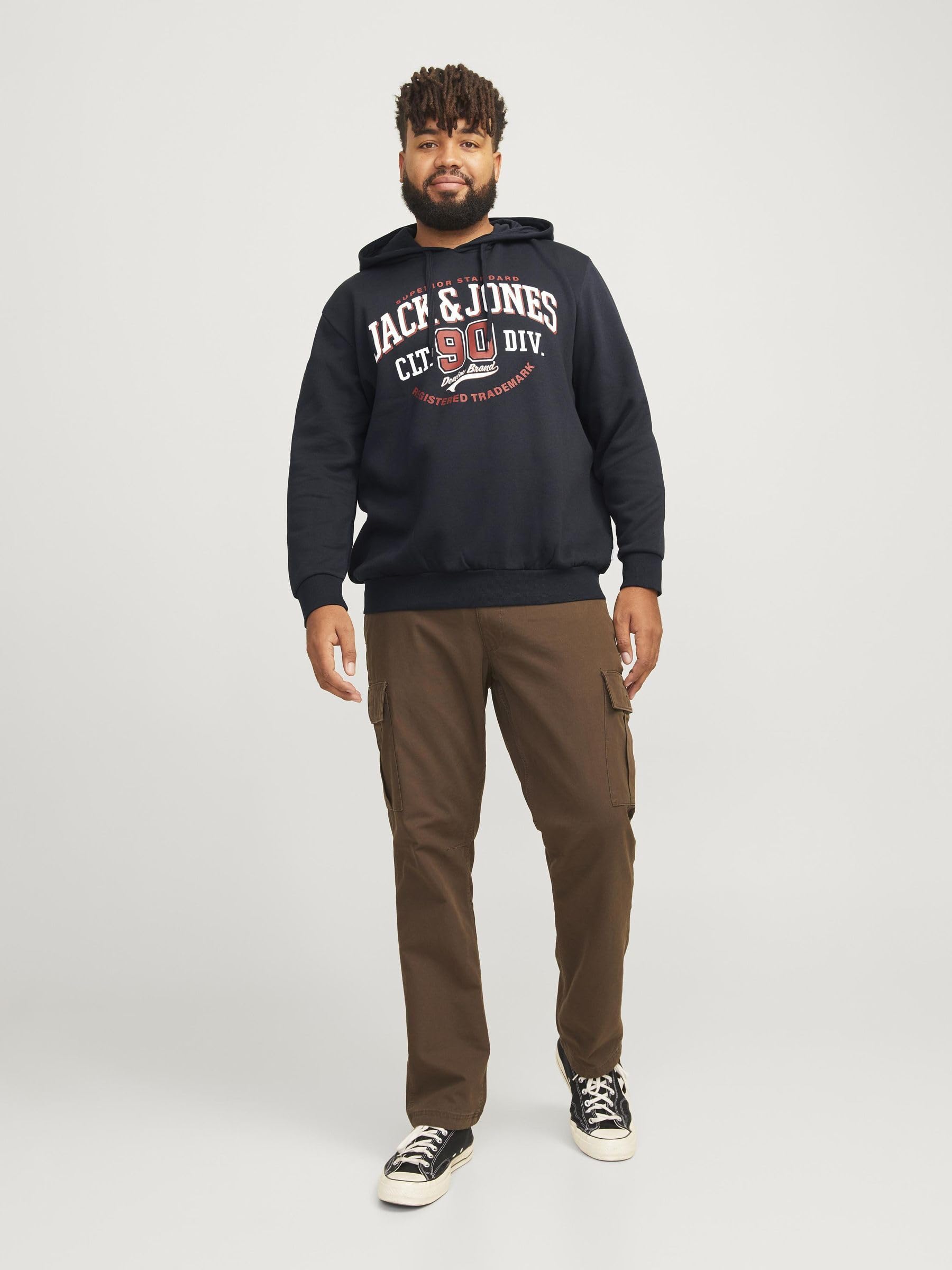 JACK & JONES Sudadera con Capucha para Hombre