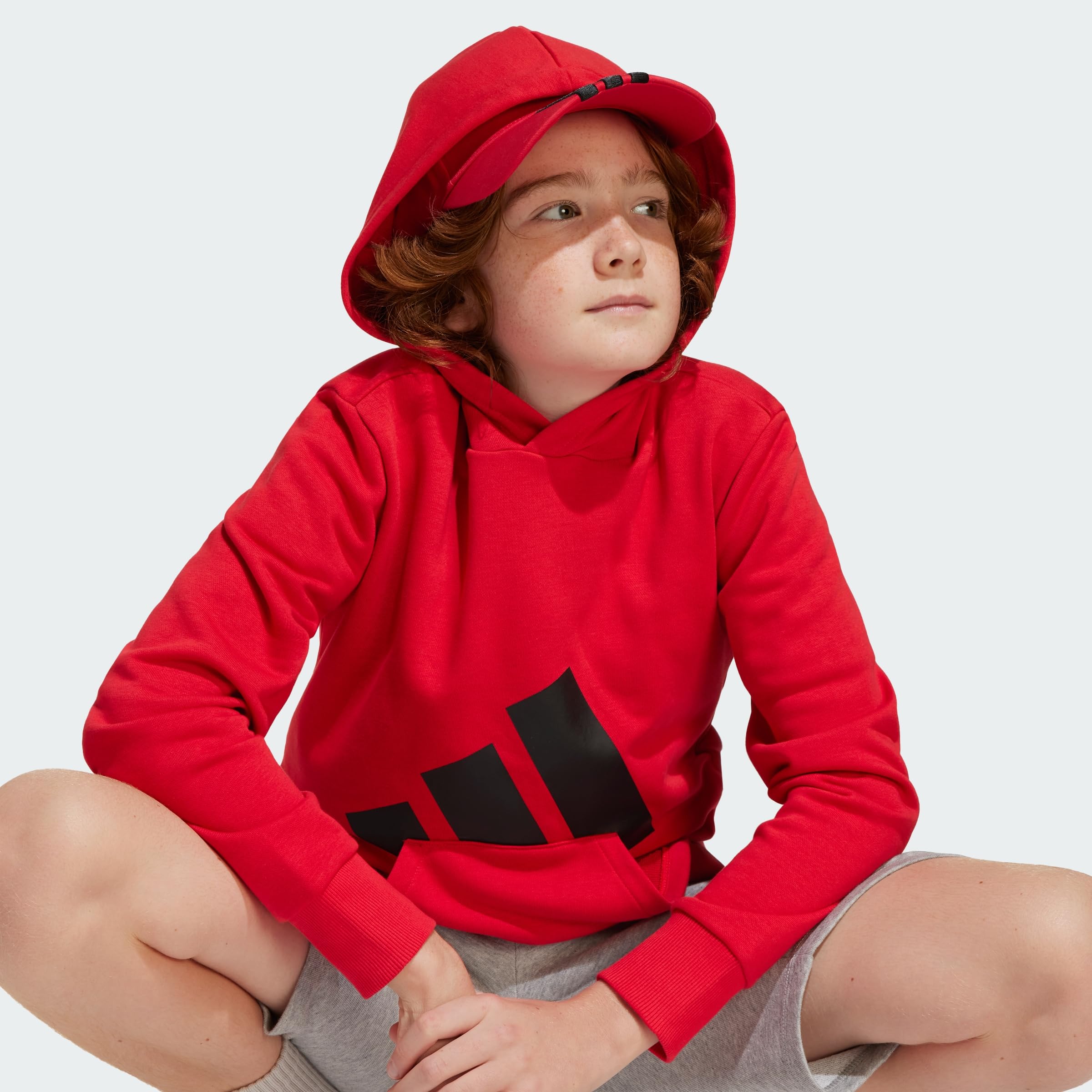 adidas Essentials Big Logo Hoodie Sudadera con Capucha Unisex niños (Pack de 1)