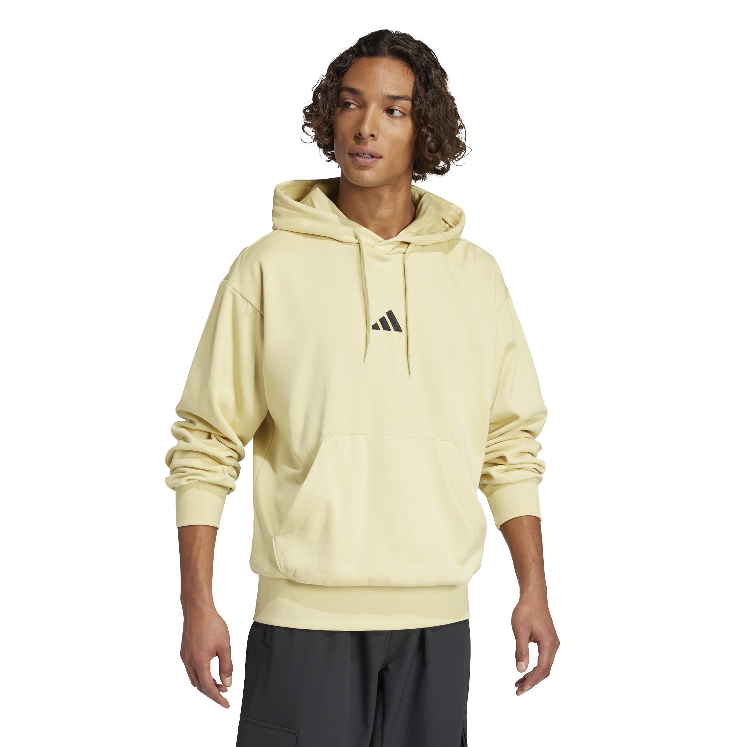 adidas Essentials Feelcozy - Sudadera con Capucha de Forro Polar Sudadera con Capucha Hombre (Pack de 1)