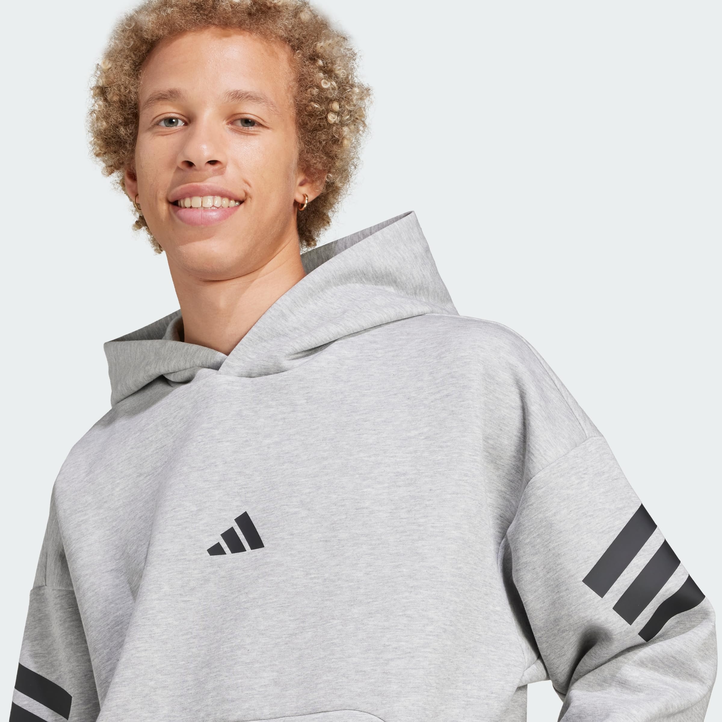 adidas Men's Sudadera con Capucha Future Icons 3 Bandas,