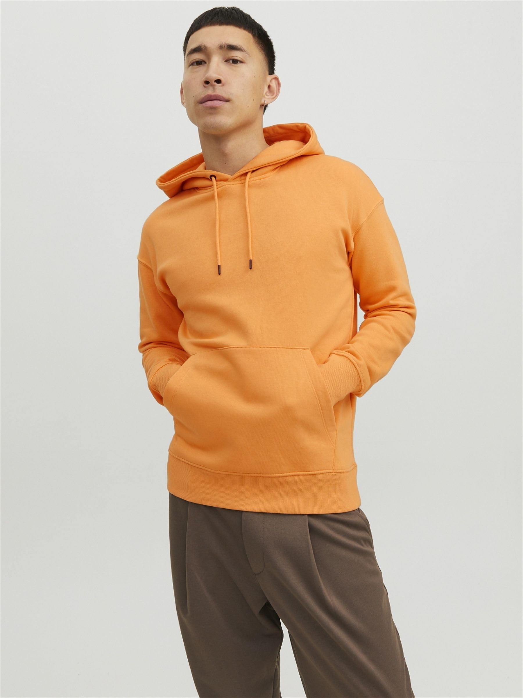 JACK & JONES Hoodie Plain Hoodie