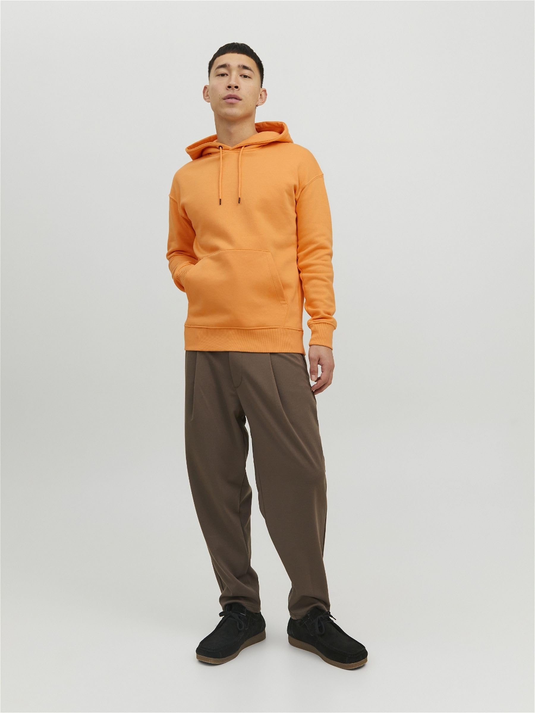 JACK & JONES Hoodie Plain Hoodie