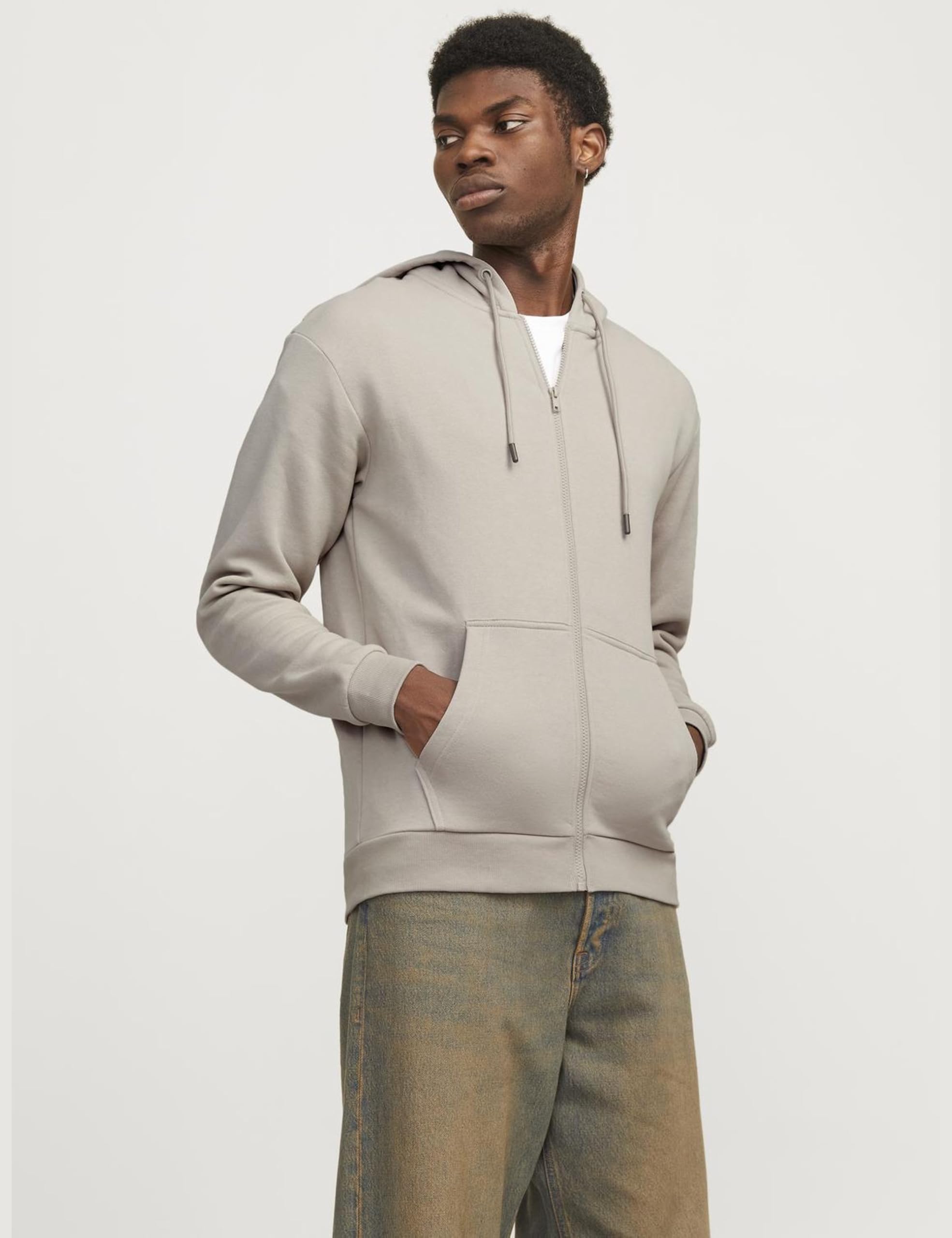JACK & JONES Jjebradley Sudadera con Cremallera Noos Hombre