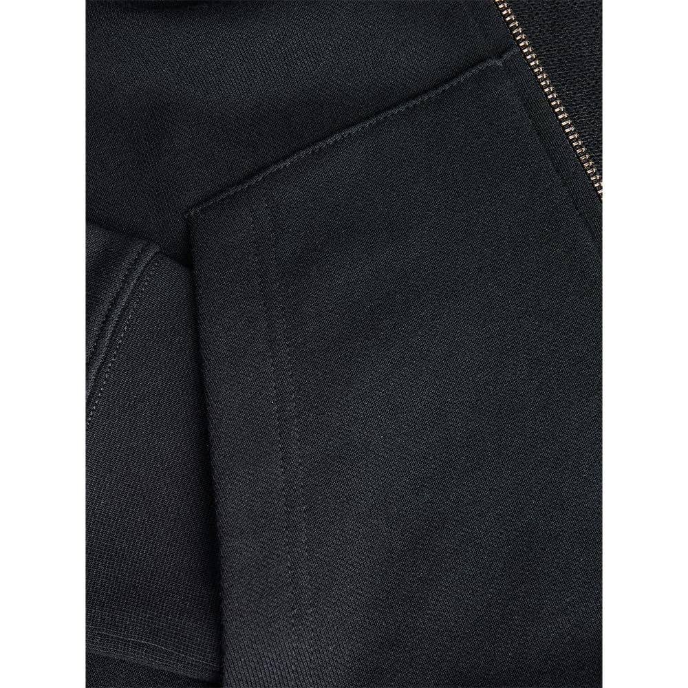 JACK & JONES Jjecharge Sweat Zip Hood Noos Sudadera, Negro, M para Hombre