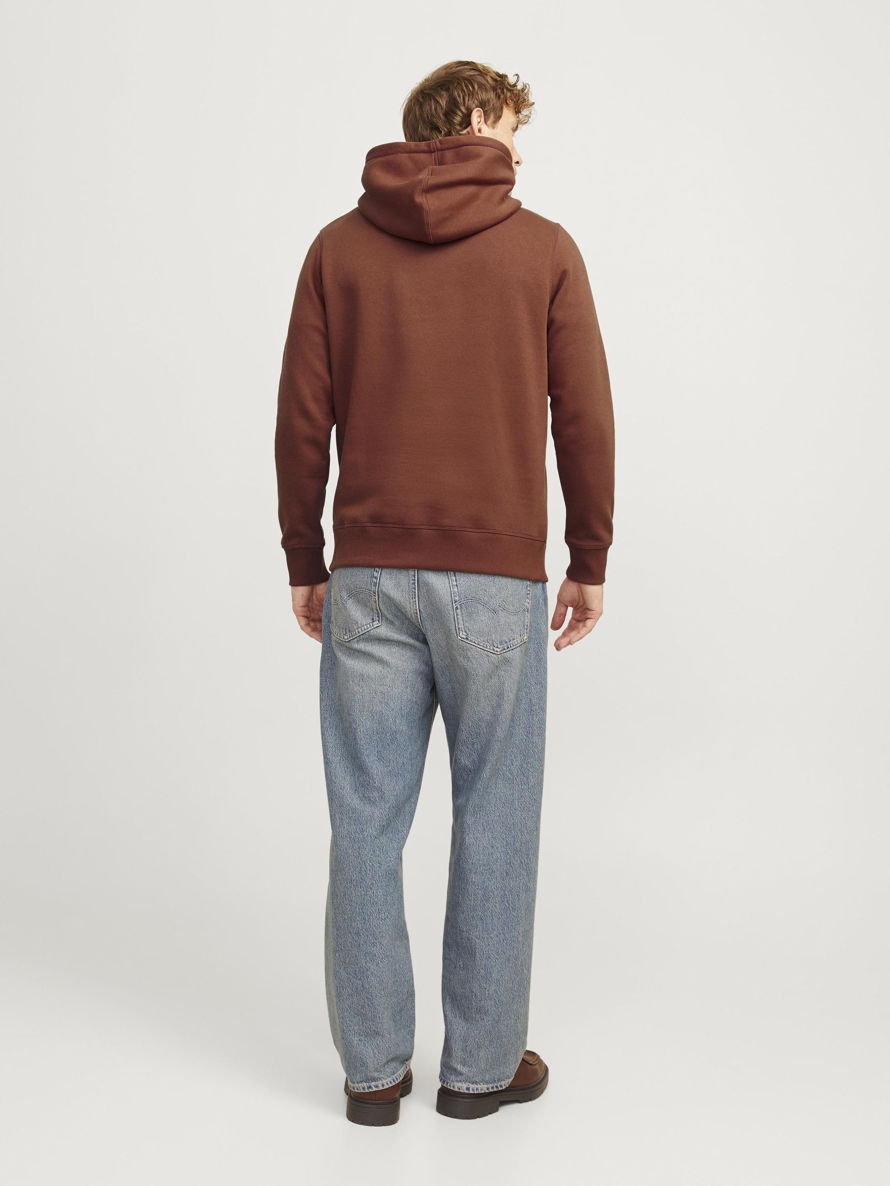 JACK & JONES Jorfrederiksberg Box Sweat Hood Sn Sudadera con Capucha para Hombre
