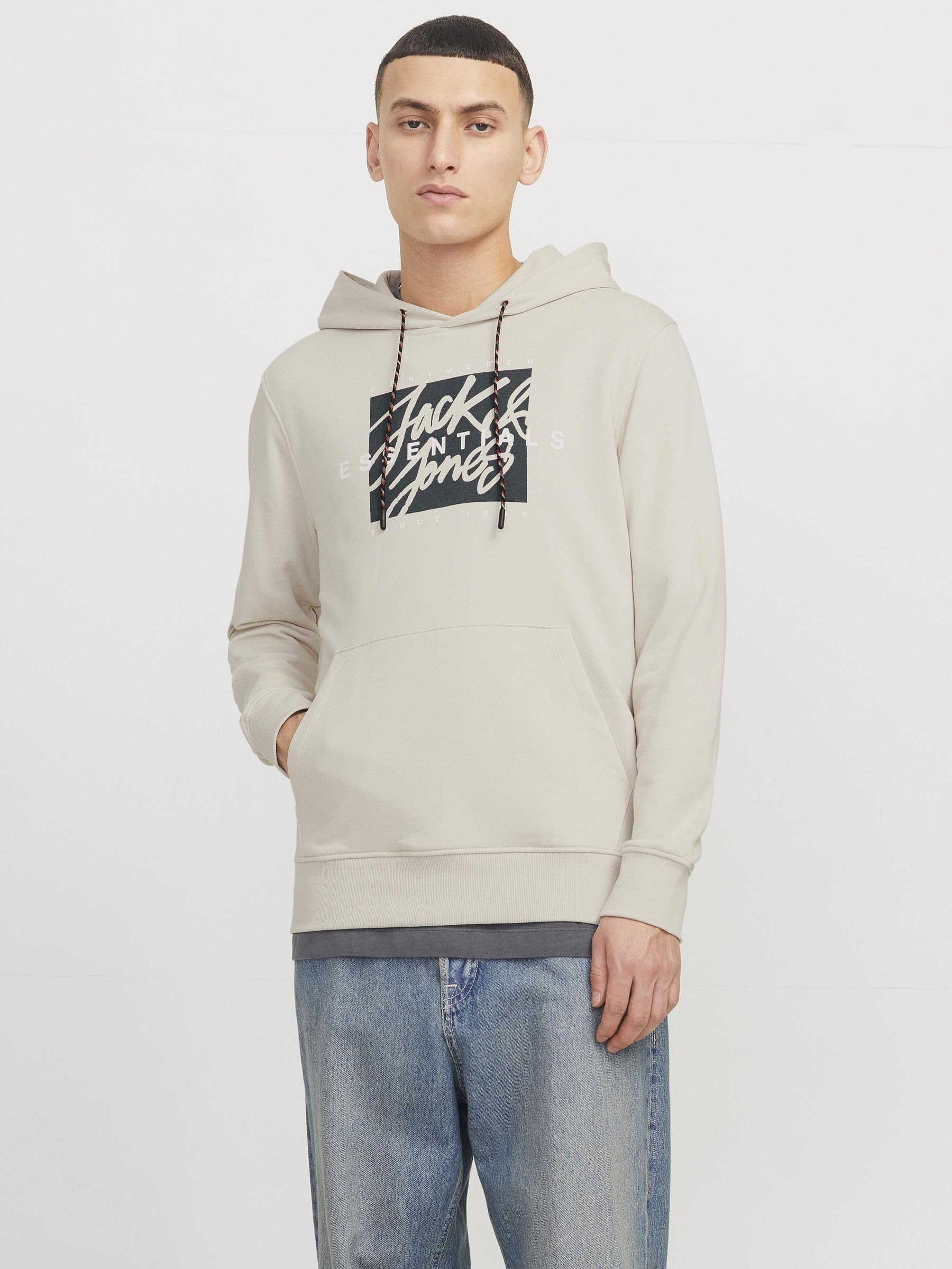JACK & JONES Sweat Hood Jjcolton Sudadera con Capucha para Hombre