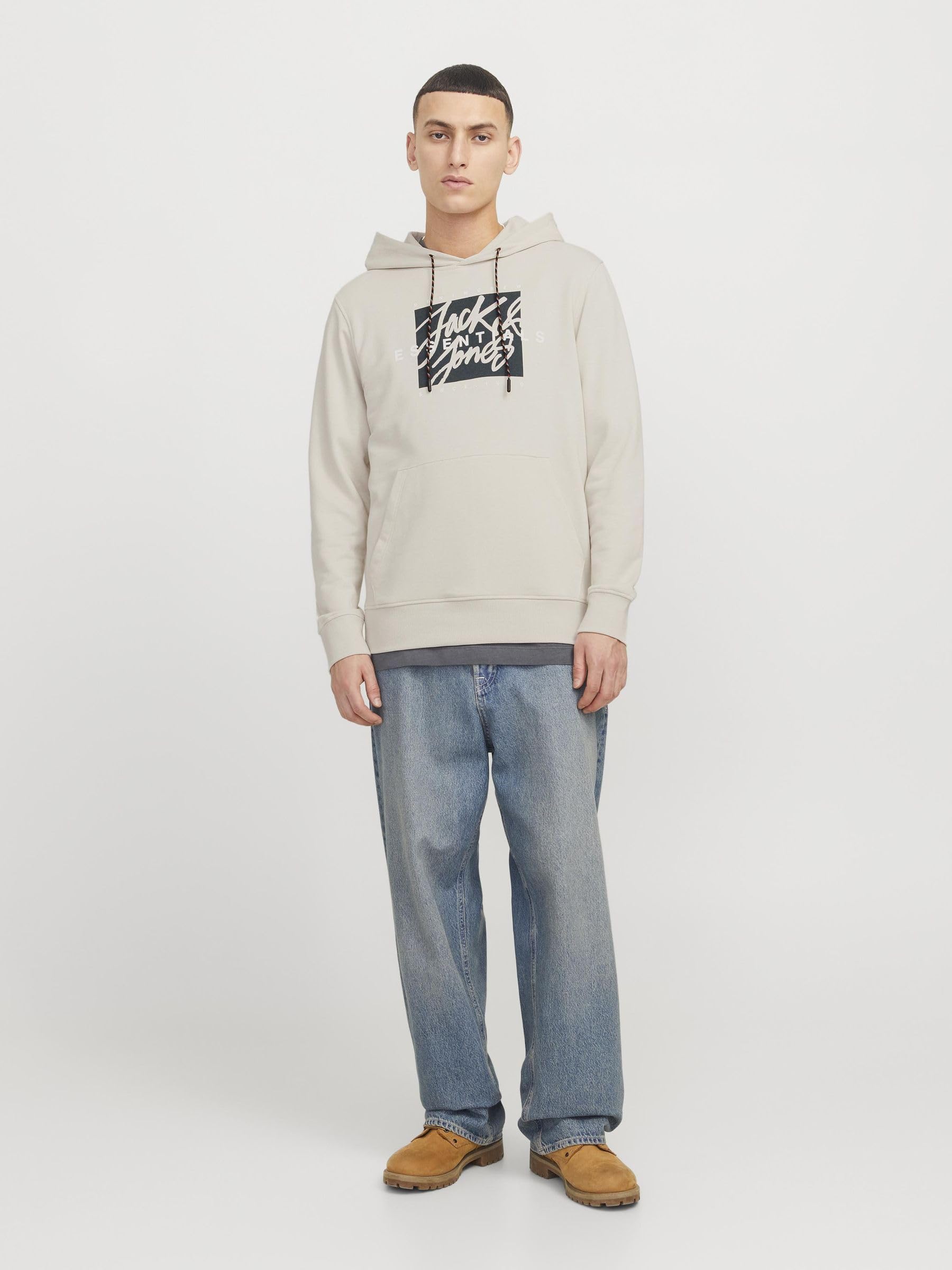 JACK & JONES Sweat Hood Jjcolton Sudadera con Capucha para Hombre