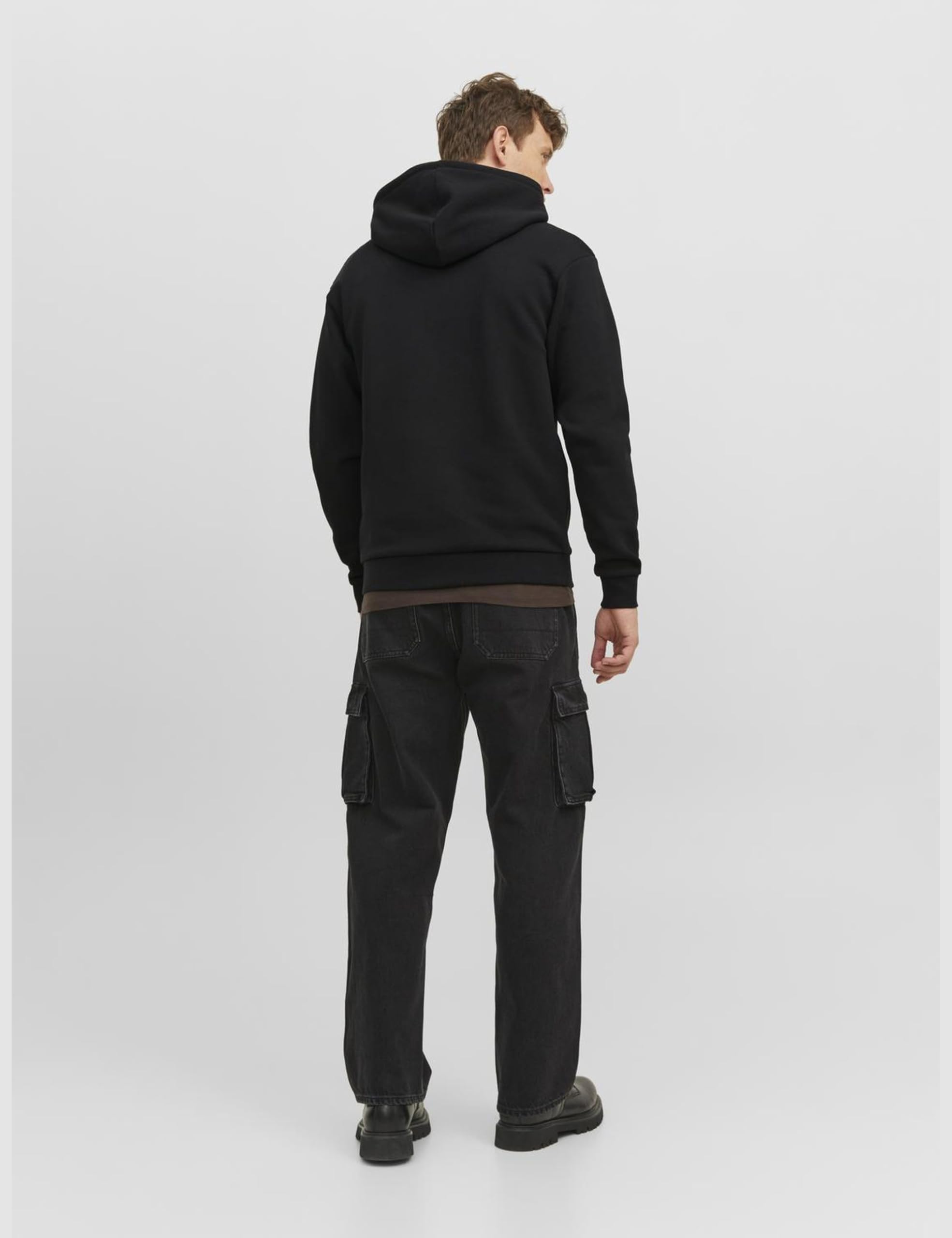 JACK & JONES Zip Hoodie Plain Zip Hoodie