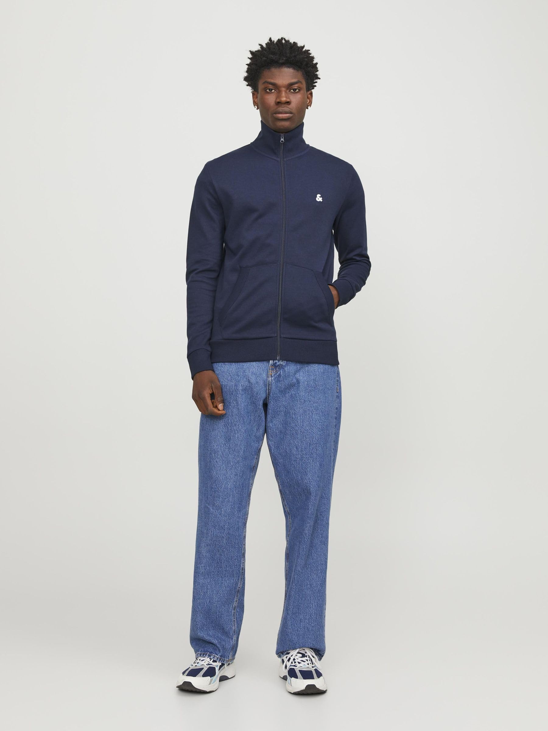 JACK & JONES Zip Sweatshirt Logo Zip Sweatshirt