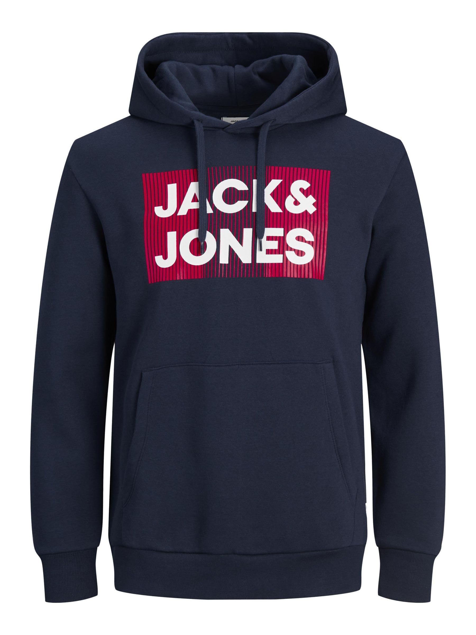 JACK&JONES PLUS Jjecorp Logo Sweat Hood Noos PS Hooded Sweatshirt para Hombre