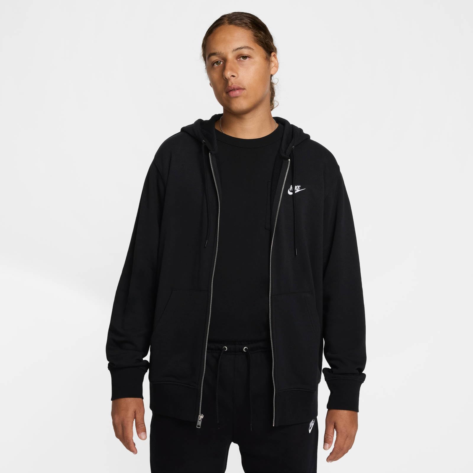 NIKE Club Sudadera Con Capucha Con Cremallera Completa de Tejido French Terry