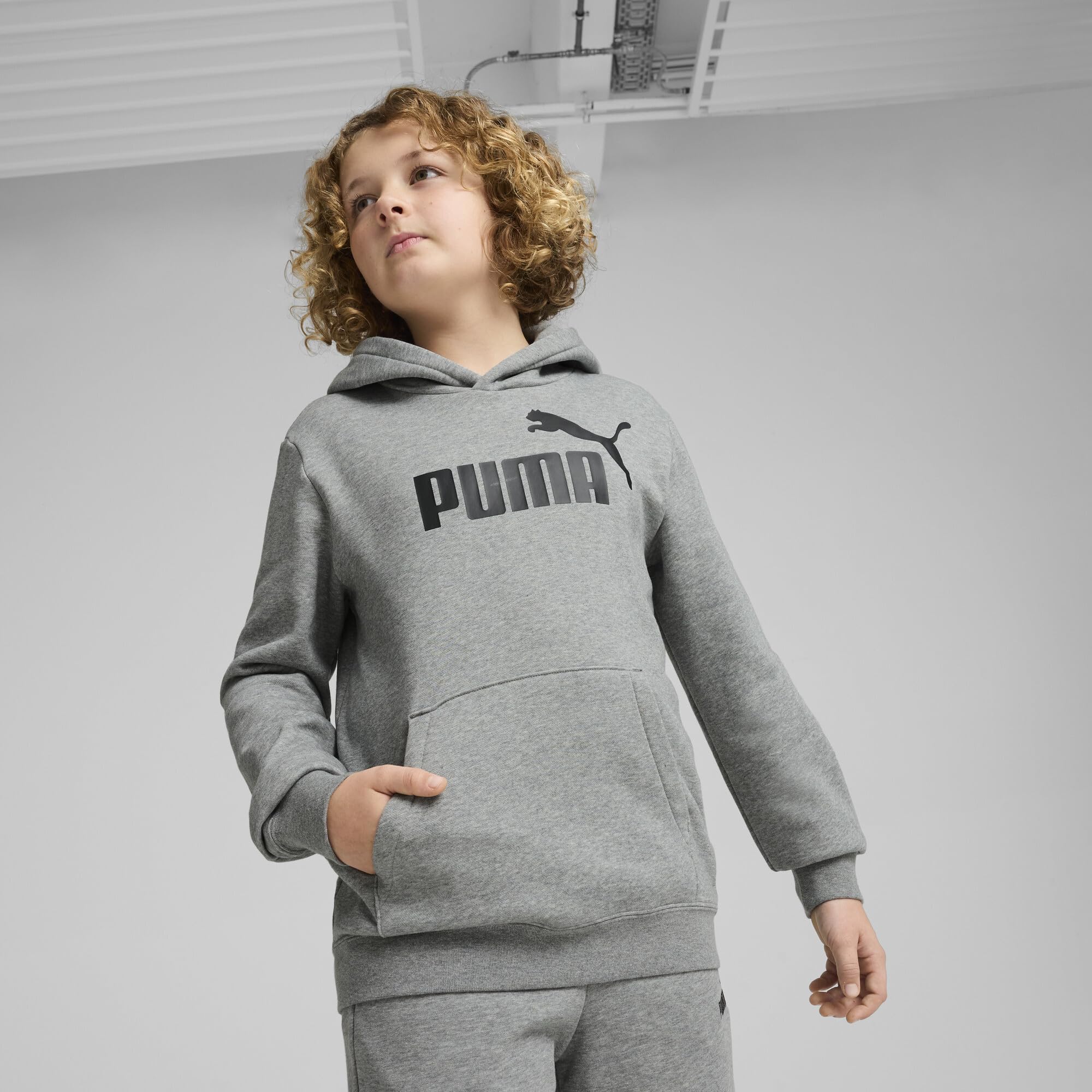 PUMA ESS No. 1 Logo Hoodie FL B Sudaderas con Capucha Niños