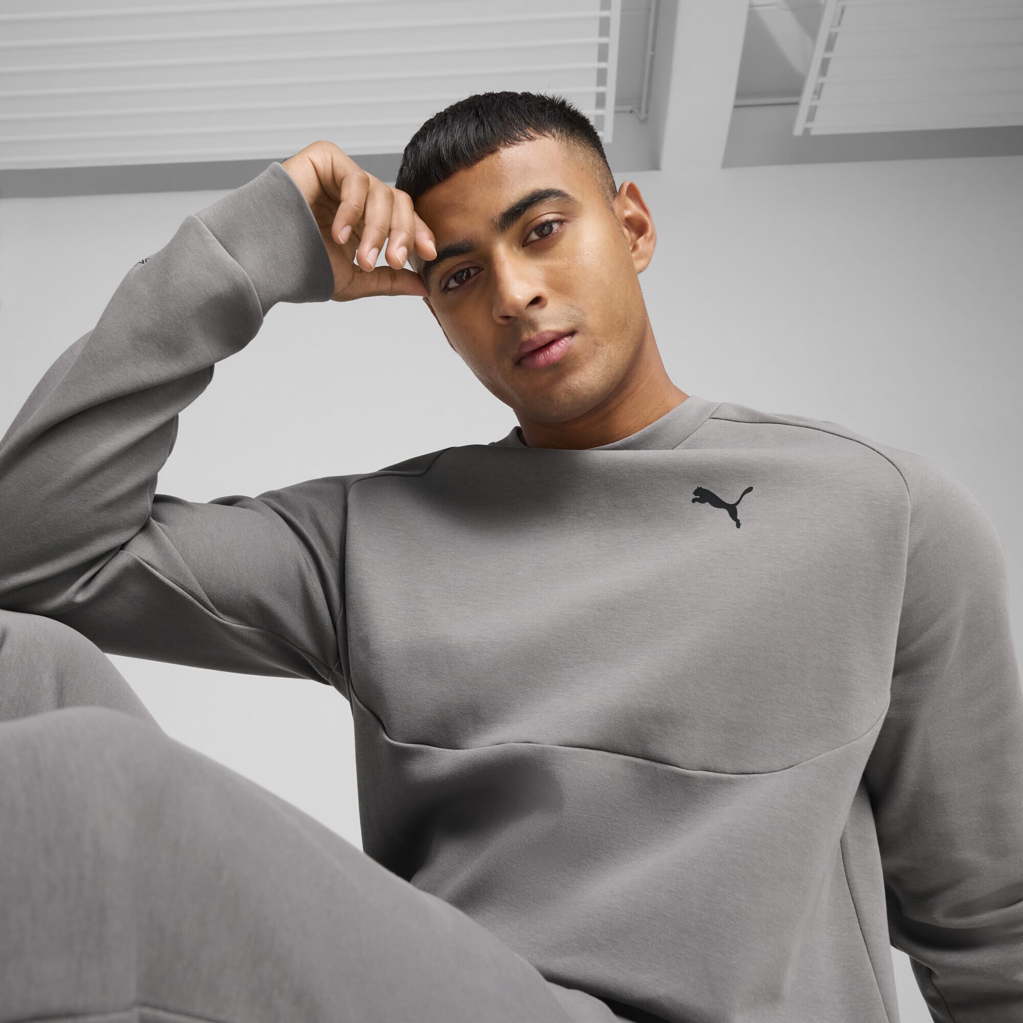 PUMA Pumatech Crew Dk Sudaderas con tripulación Hombre (Pack de 1)