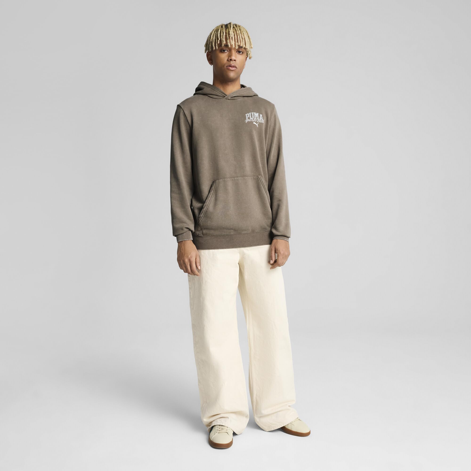 PUMA Sudadera Lavada con Capucha Class Hombre