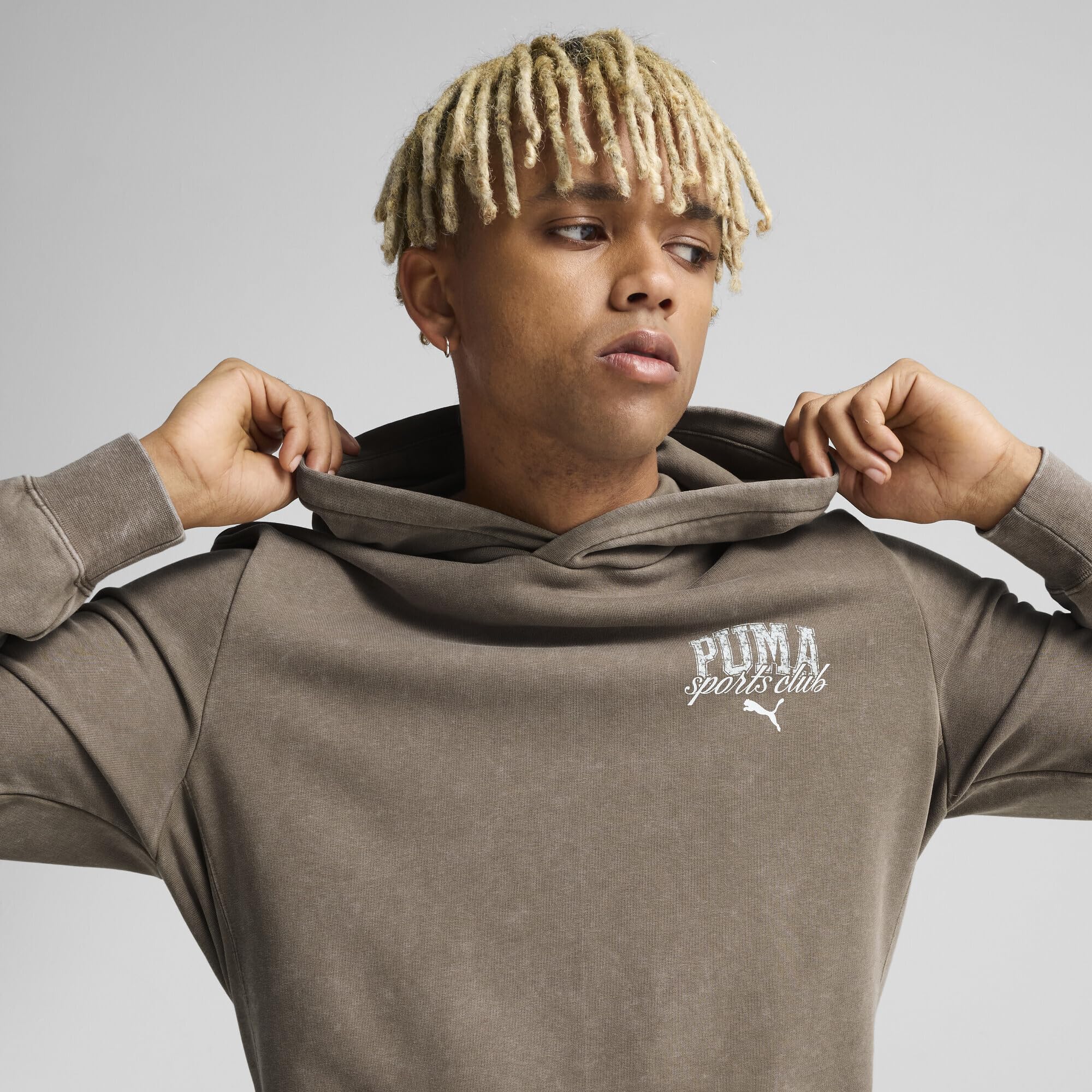 PUMA Sudadera Lavada con Capucha Class Hombre