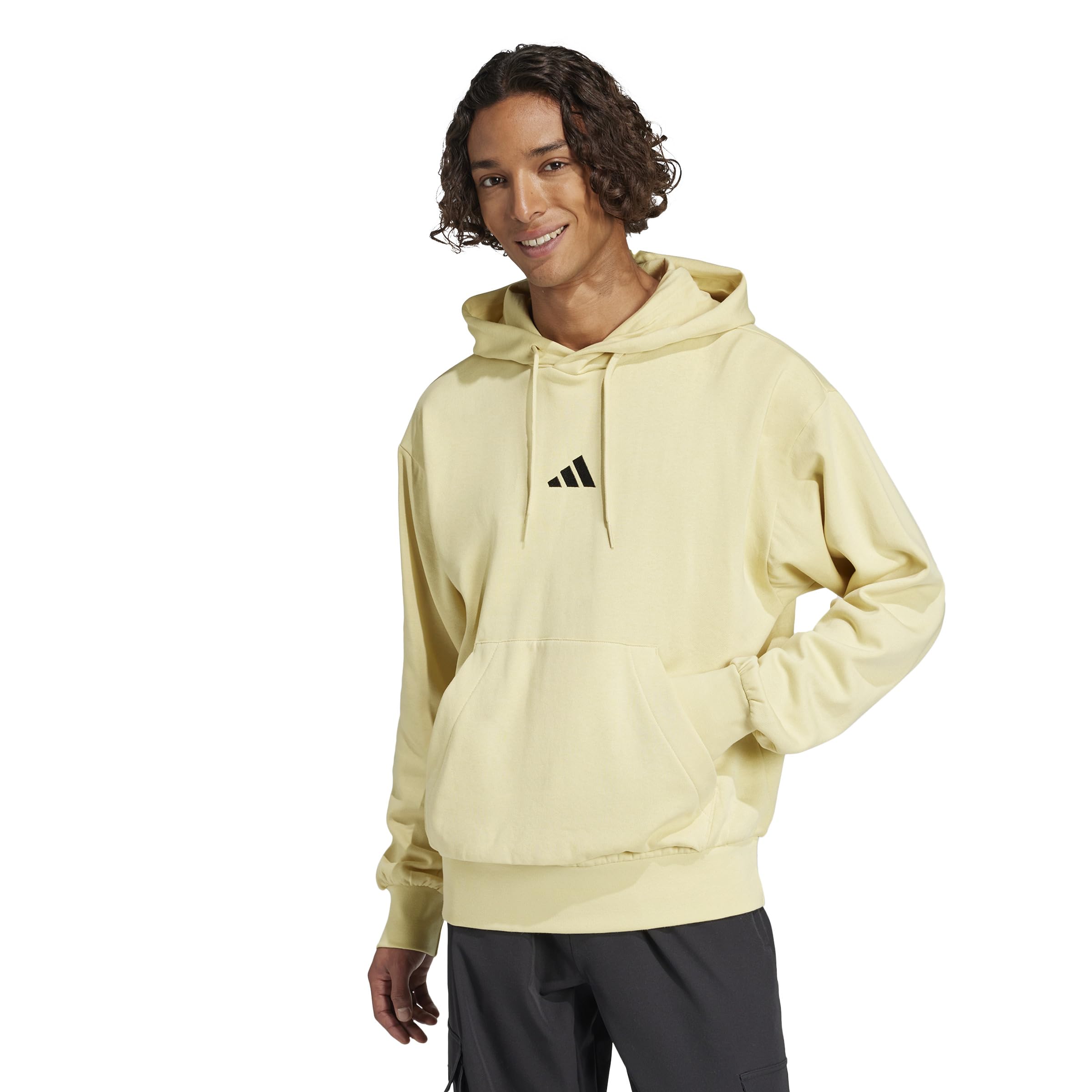 adidas Essentials Feelcozy - Sudadera con Capucha de Forro Polar Sudadera con Capucha Hombre (Pack de 1)