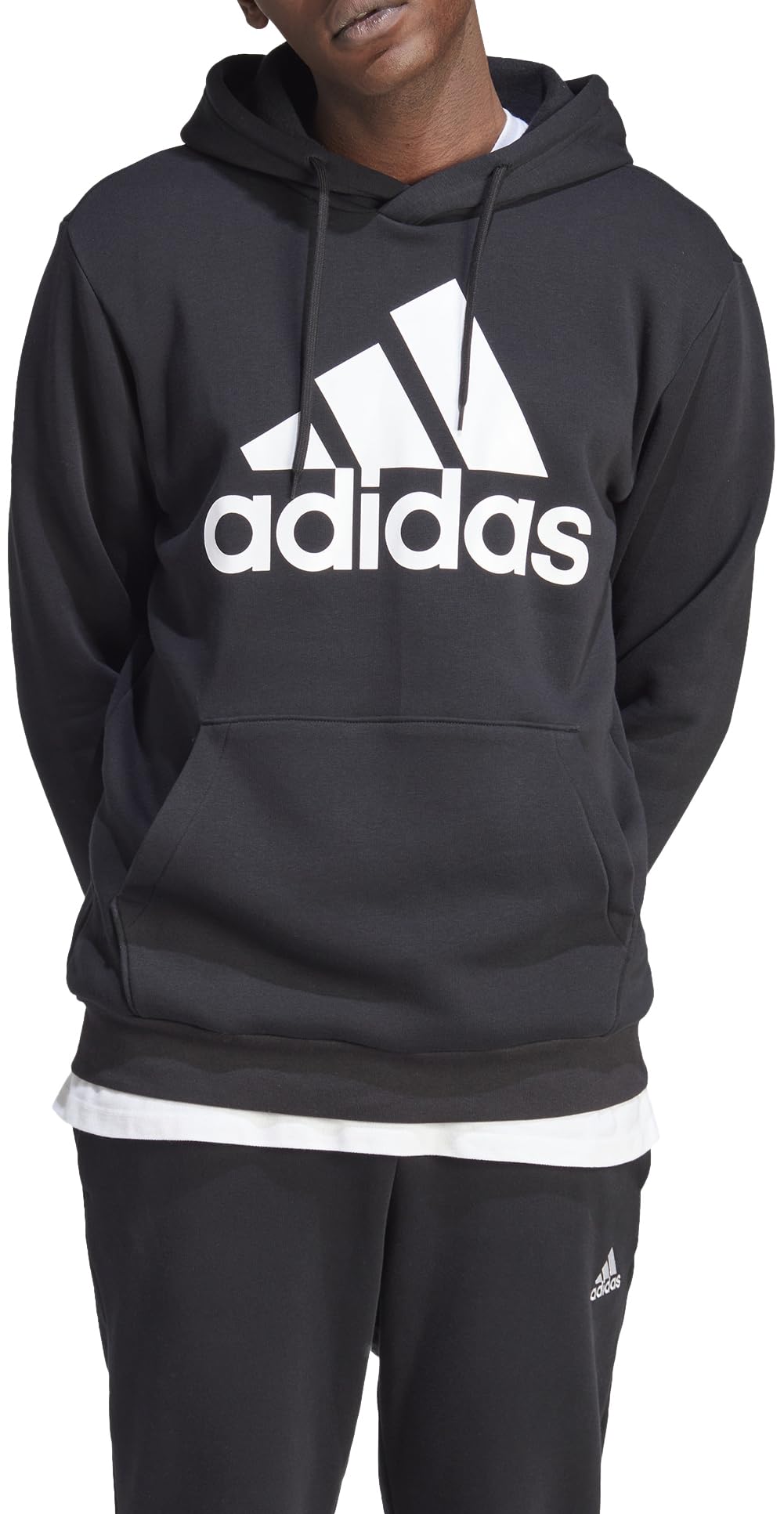 adidas IB4024 M BL FL HD Sweatshirt Hombre Black Tamaño LT2