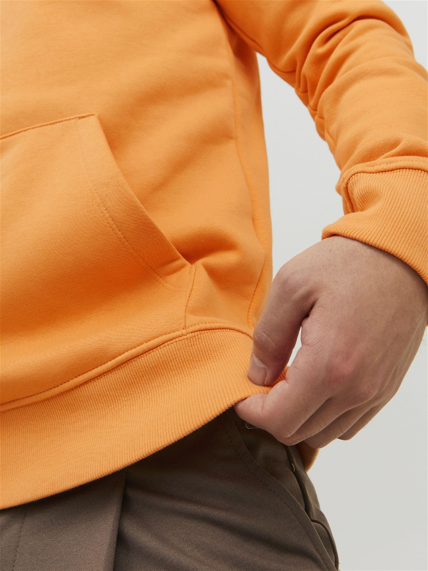 JACK & JONES Hoodie Plain Hoodie