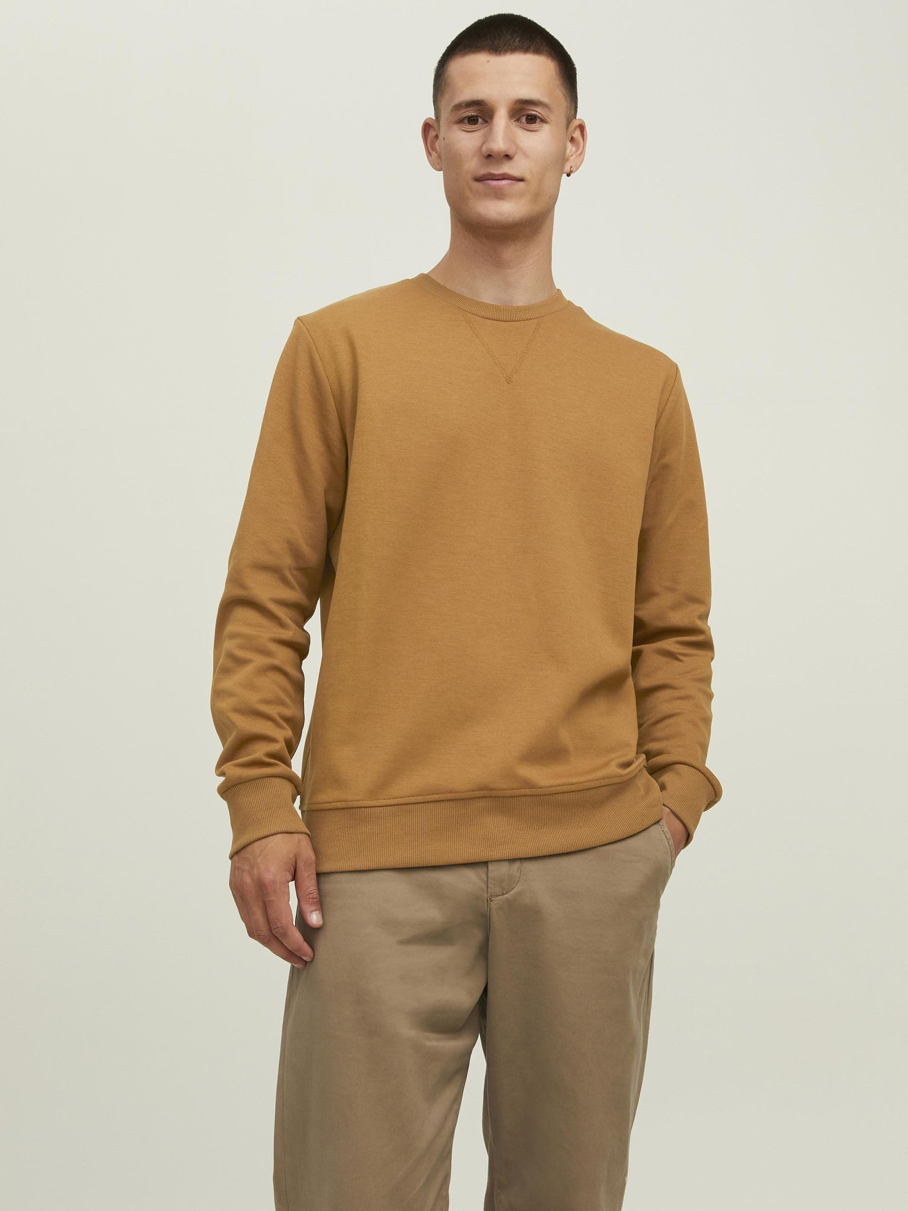 JACK & JONES Jjebasic Sweat Crew Neck Noos Sudadera para Hombre