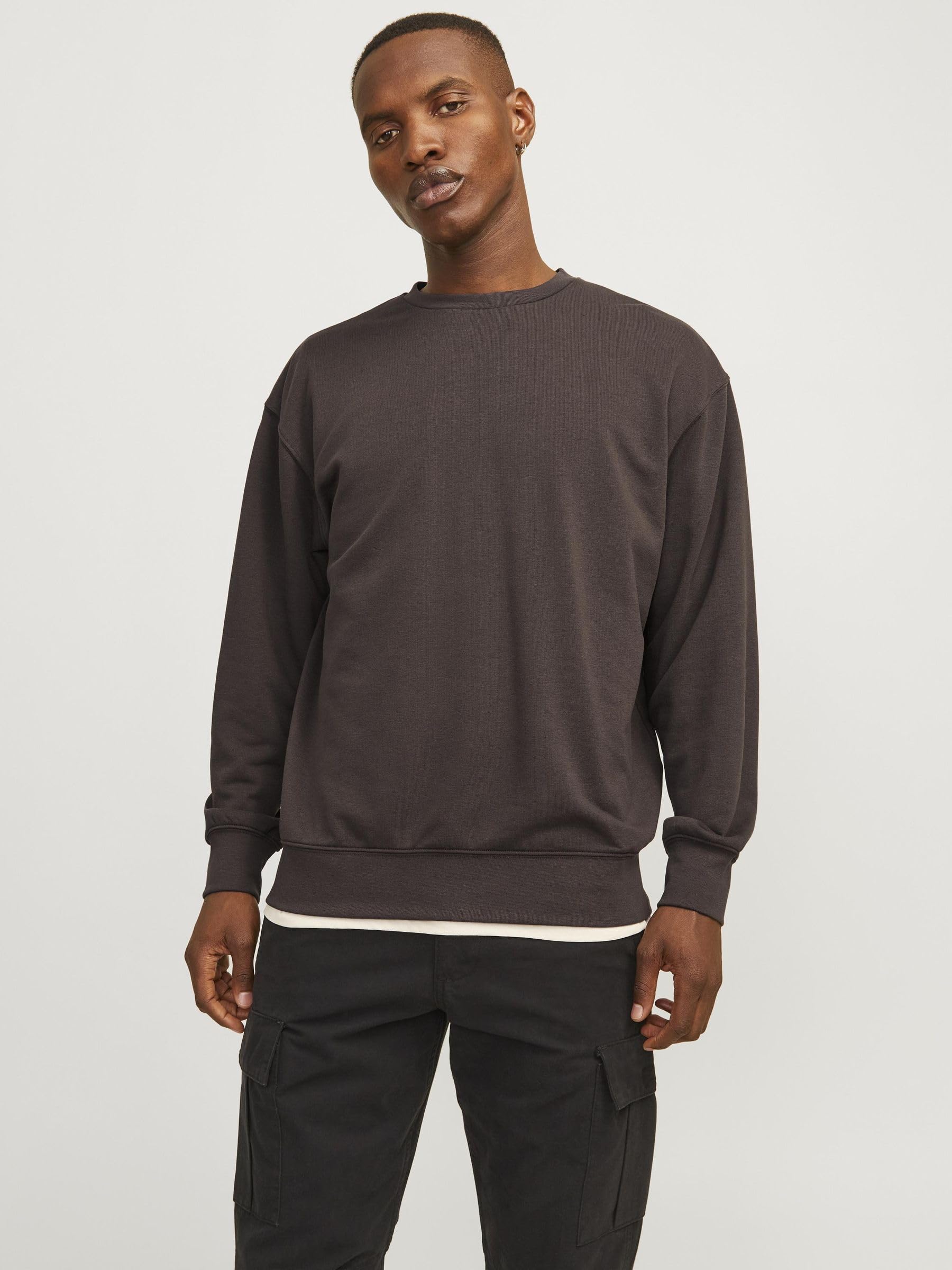JACK & JONES Jjecharge Sudadera con Cuello Redondo Noos Hombre
