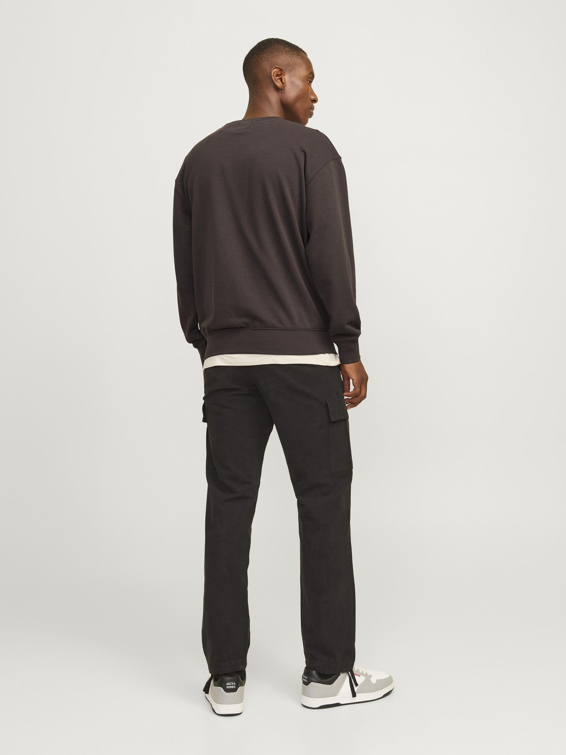 JACK & JONES Jjecharge Sudadera con Cuello Redondo Noos Hombre